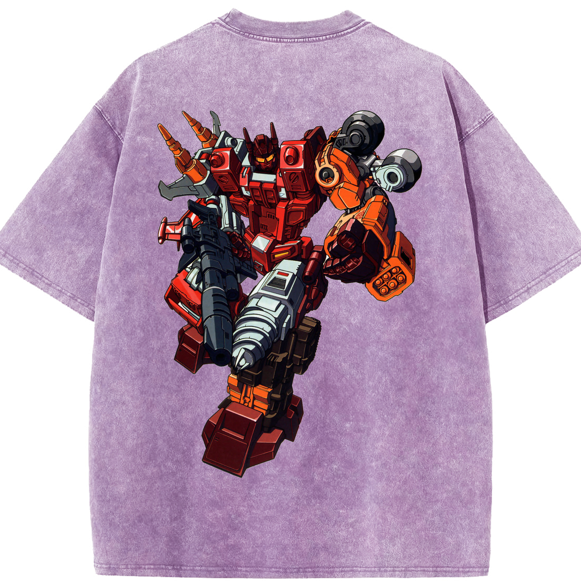 （画像用）  綿100% ヴィンテージ風 半袖Tシャツ（背面プリント）
