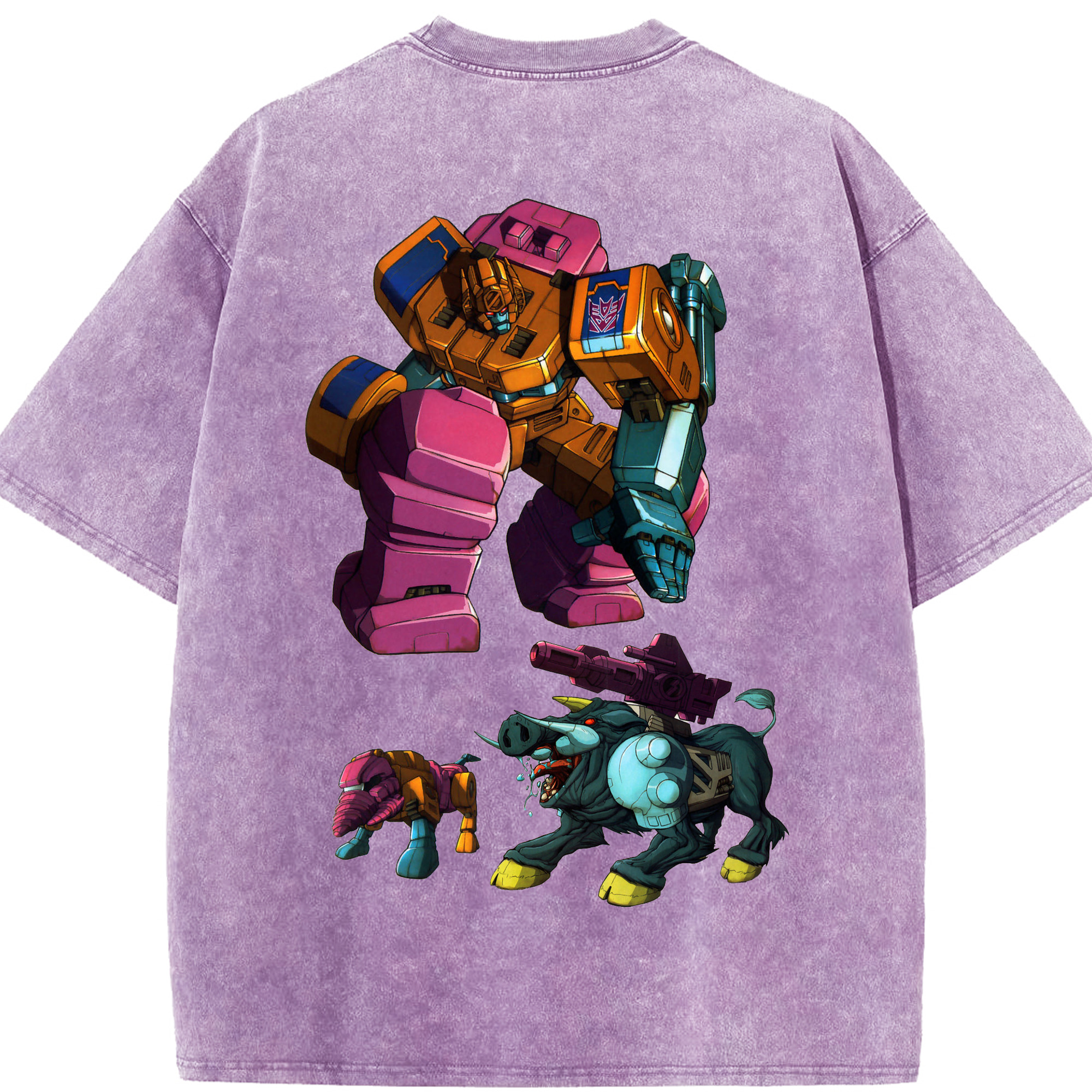 （画像用）  綿100% ヴィンテージ風 半袖Tシャツ（背面プリント）