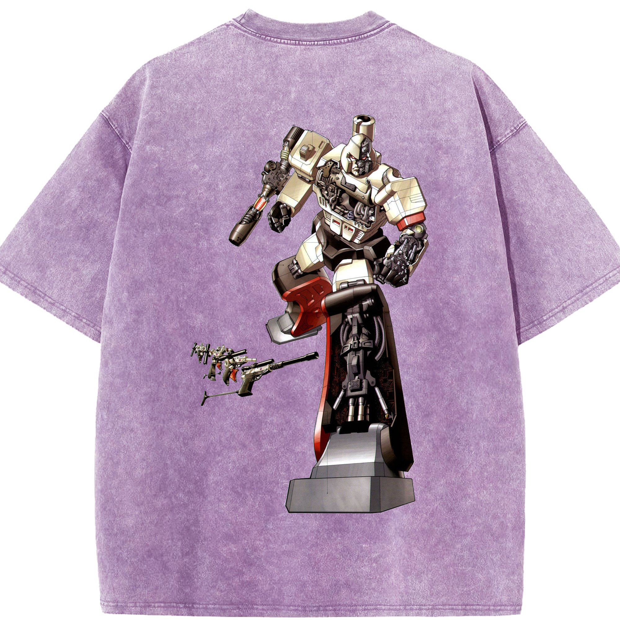 （画像用）  綿100% ヴィンテージ風 半袖Tシャツ（背面プリント）