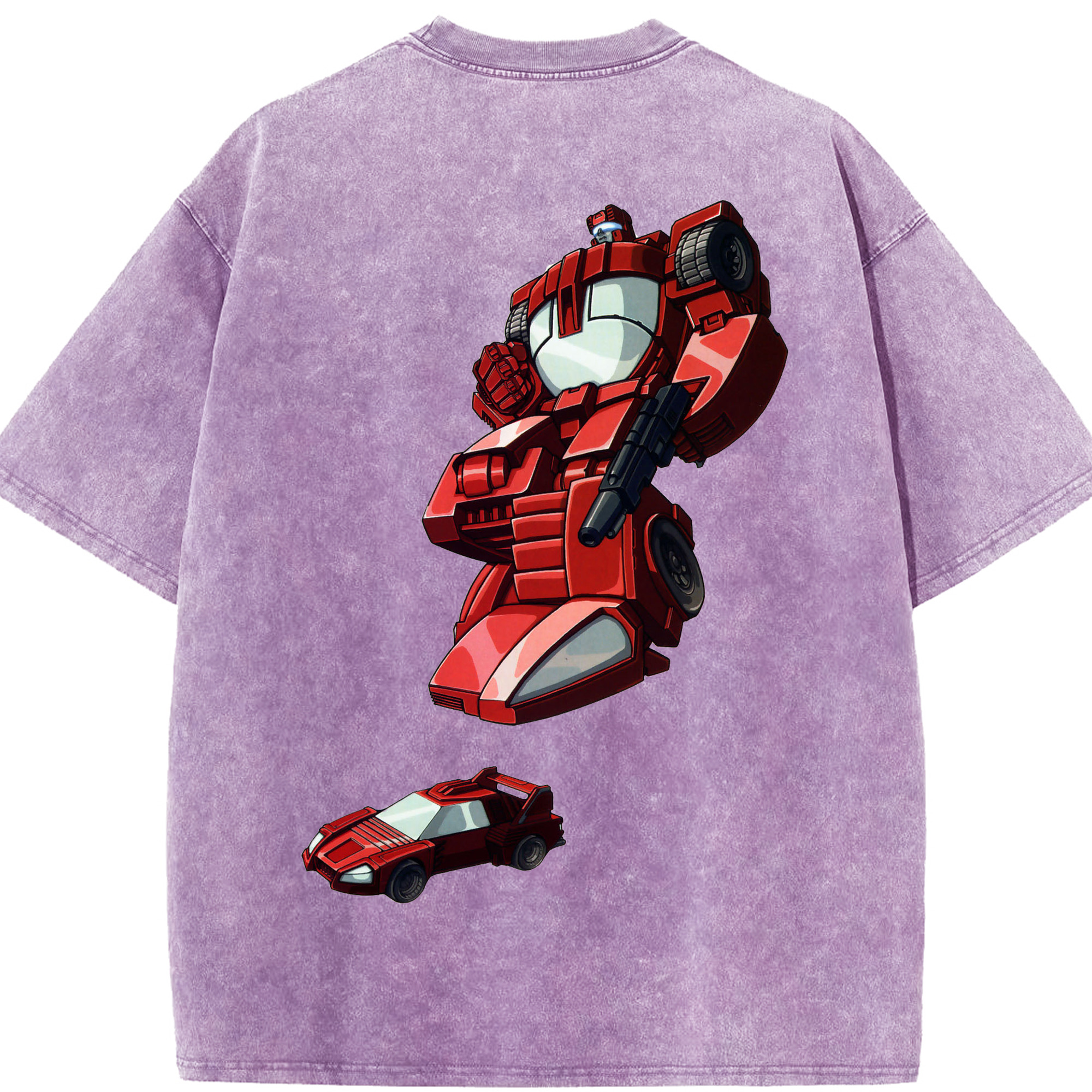 （画像用）  綿100% ヴィンテージ風 半袖Tシャツ（背面プリント）