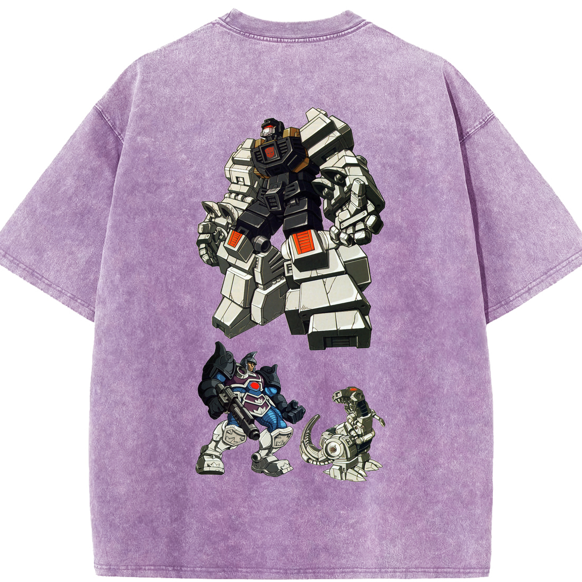 （画像用）  綿100% ヴィンテージ風 半袖Tシャツ（背面プリント）