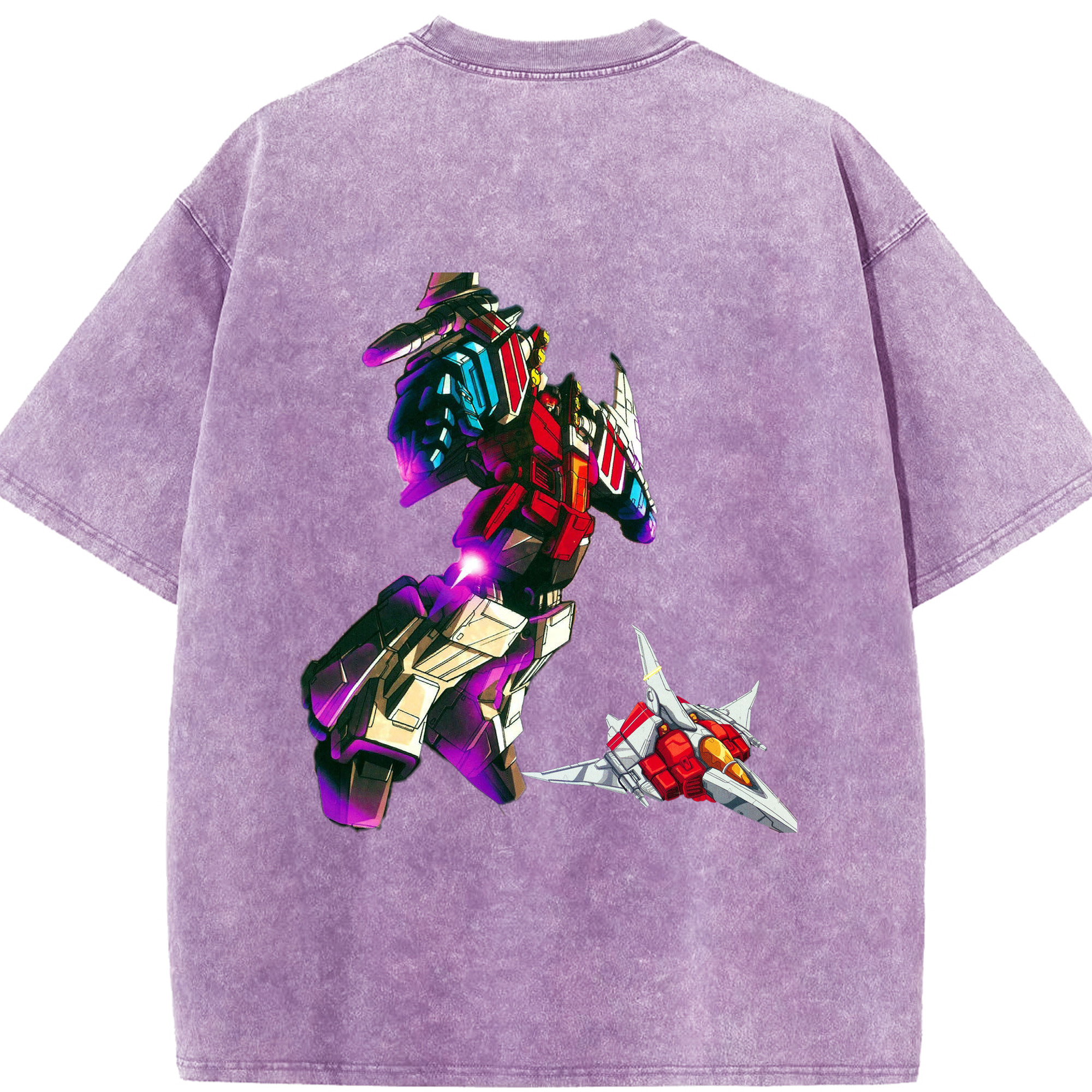 （画像用）  綿100% ヴィンテージ風 半袖Tシャツ（背面プリント）