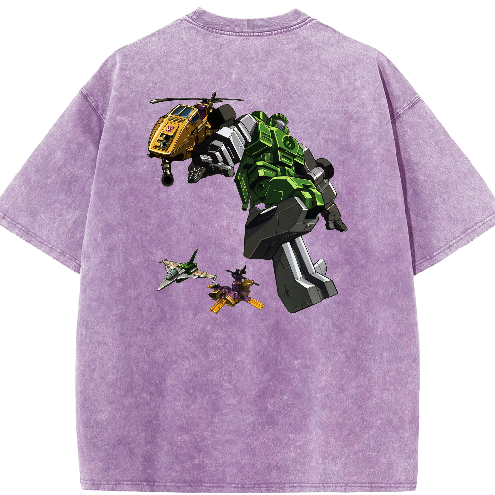 （画像用）  綿100% ヴィンテージ風 半袖Tシャツ（背面プリント）