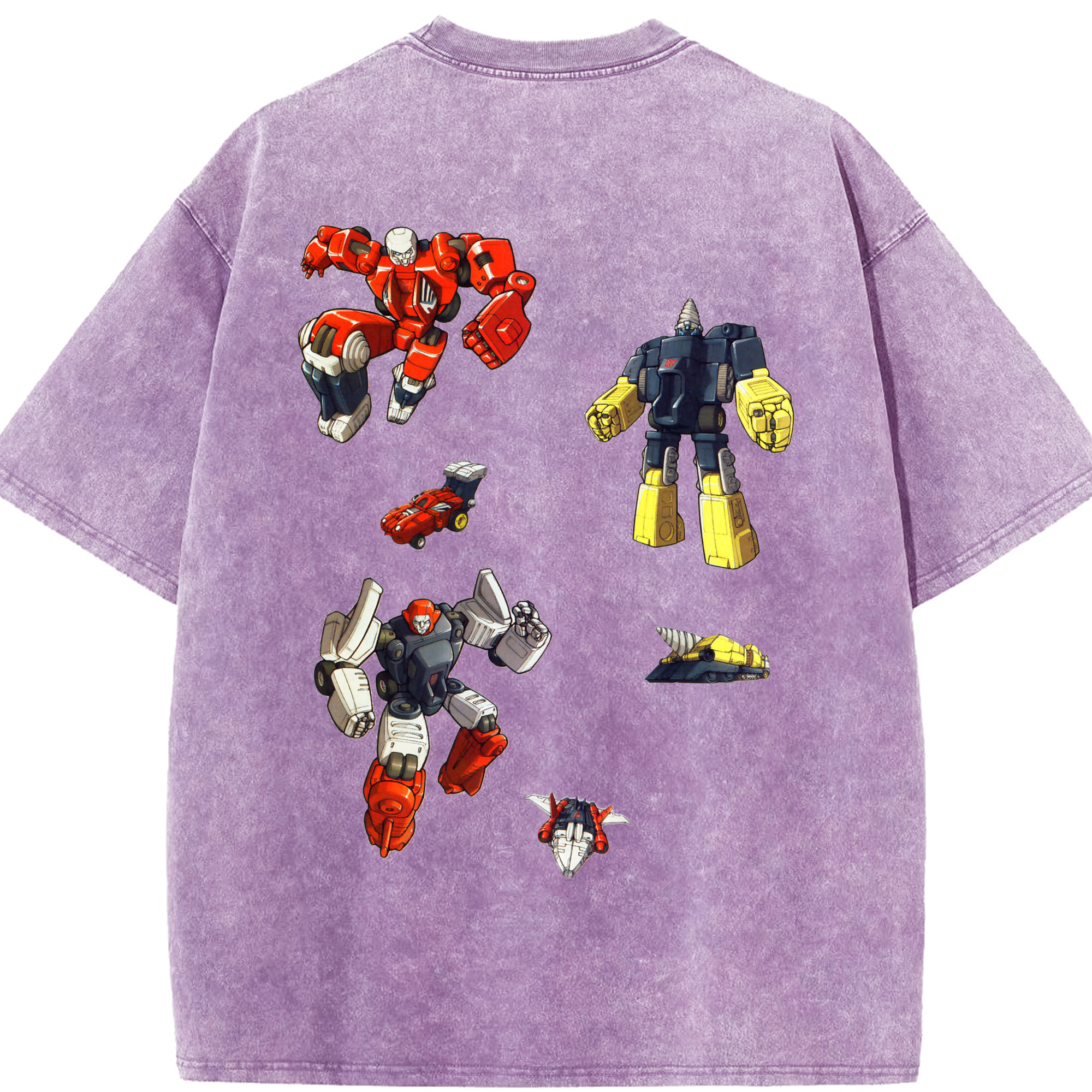 （画像用）  綿100% ヴィンテージ風 半袖Tシャツ（背面プリント）