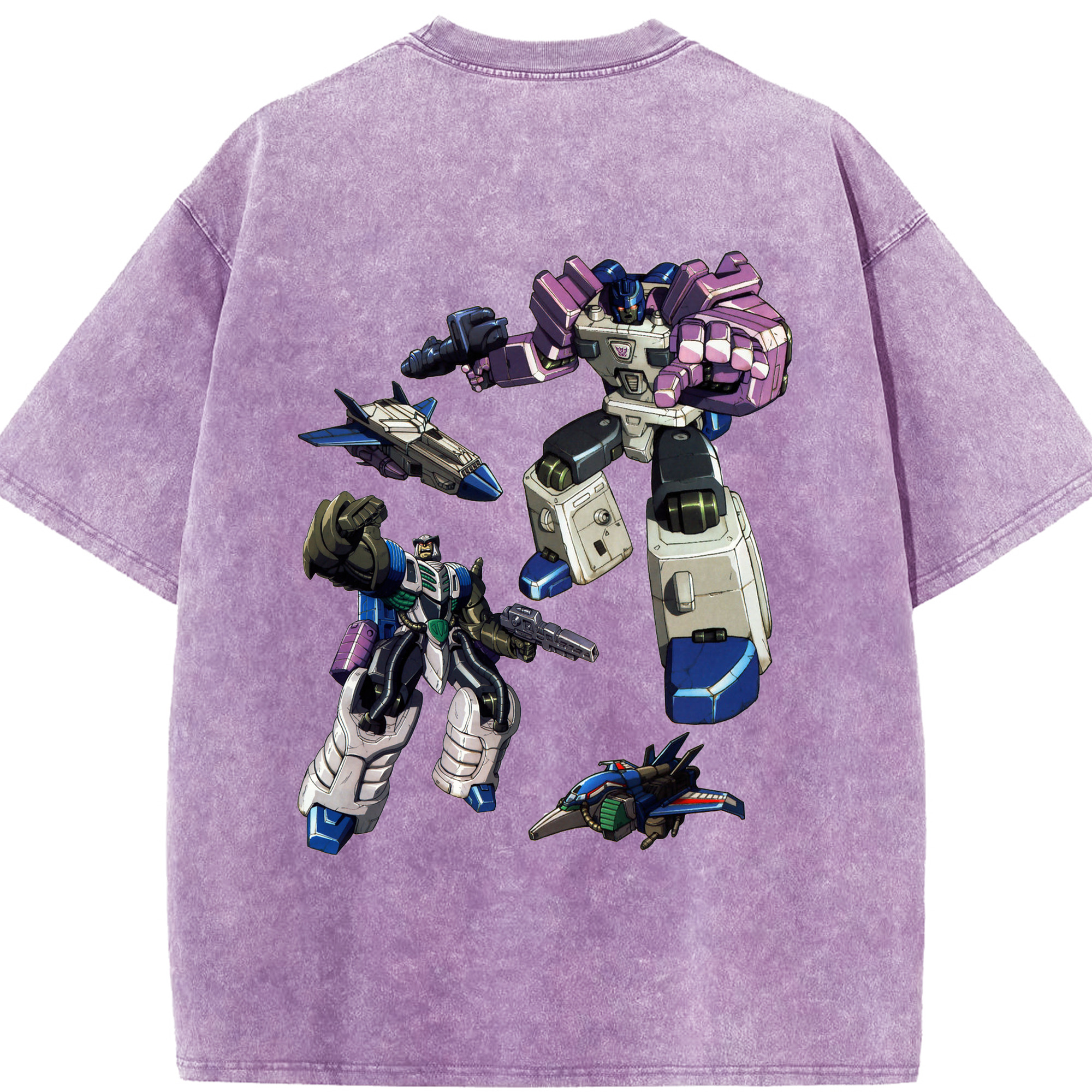 （画像用）  綿100% ヴィンテージ風 半袖Tシャツ（背面プリント）