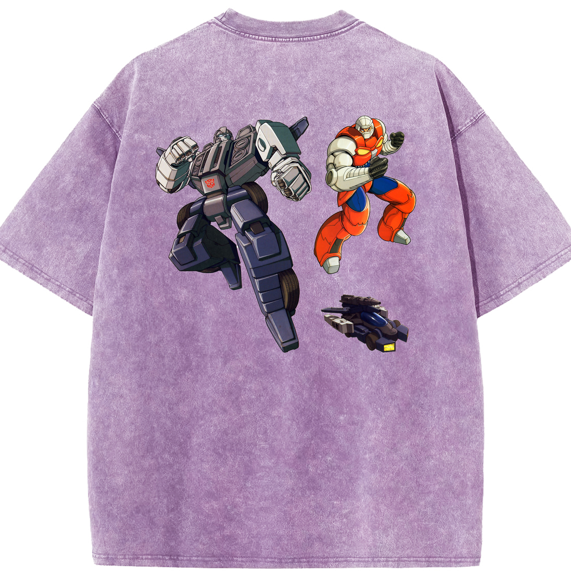 （画像用）  綿100% ヴィンテージ風 半袖Tシャツ（背面プリント）