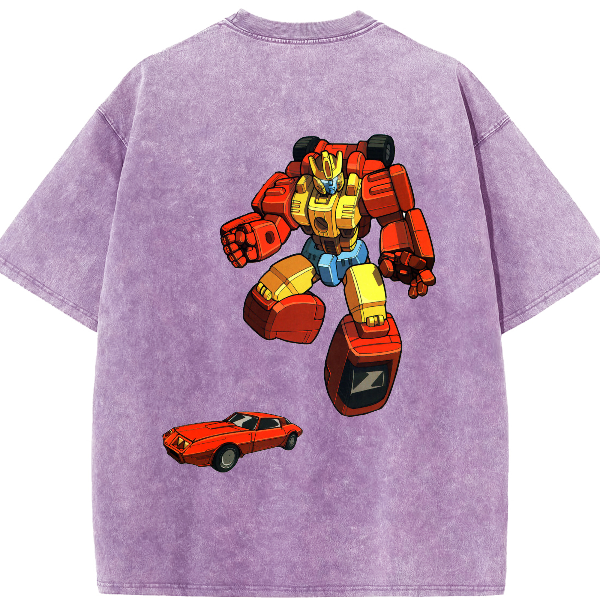 （画像用）  綿100% ヴィンテージ風 半袖Tシャツ（背面プリント）