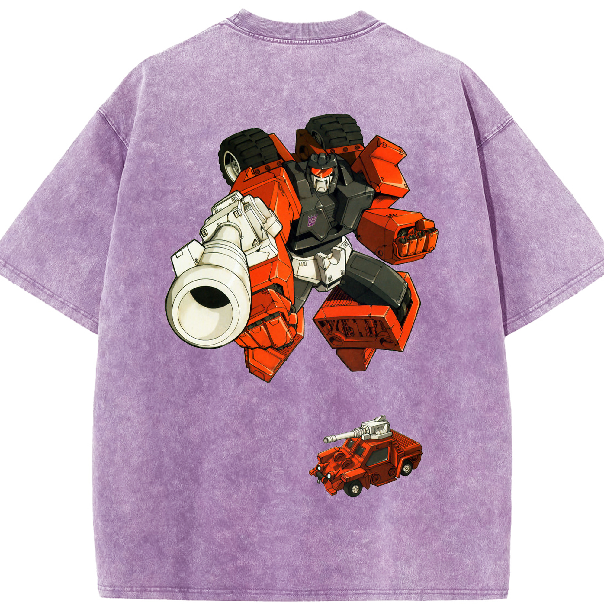（画像用）  綿100% ヴィンテージ風 半袖Tシャツ（背面プリント）