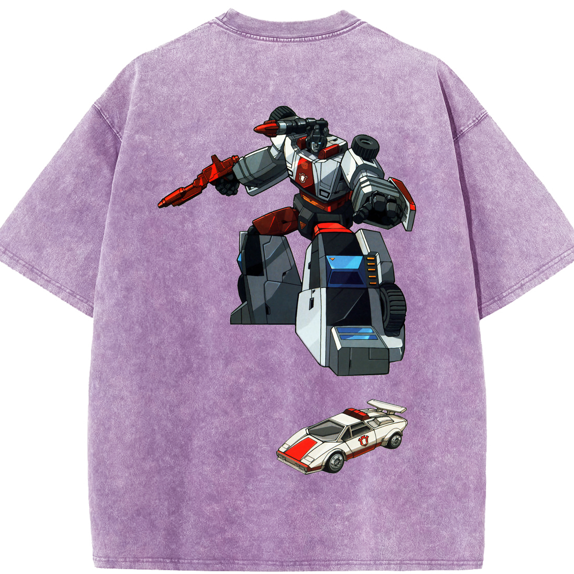 （画像用）  綿100% ヴィンテージ風 半袖Tシャツ（背面プリント）