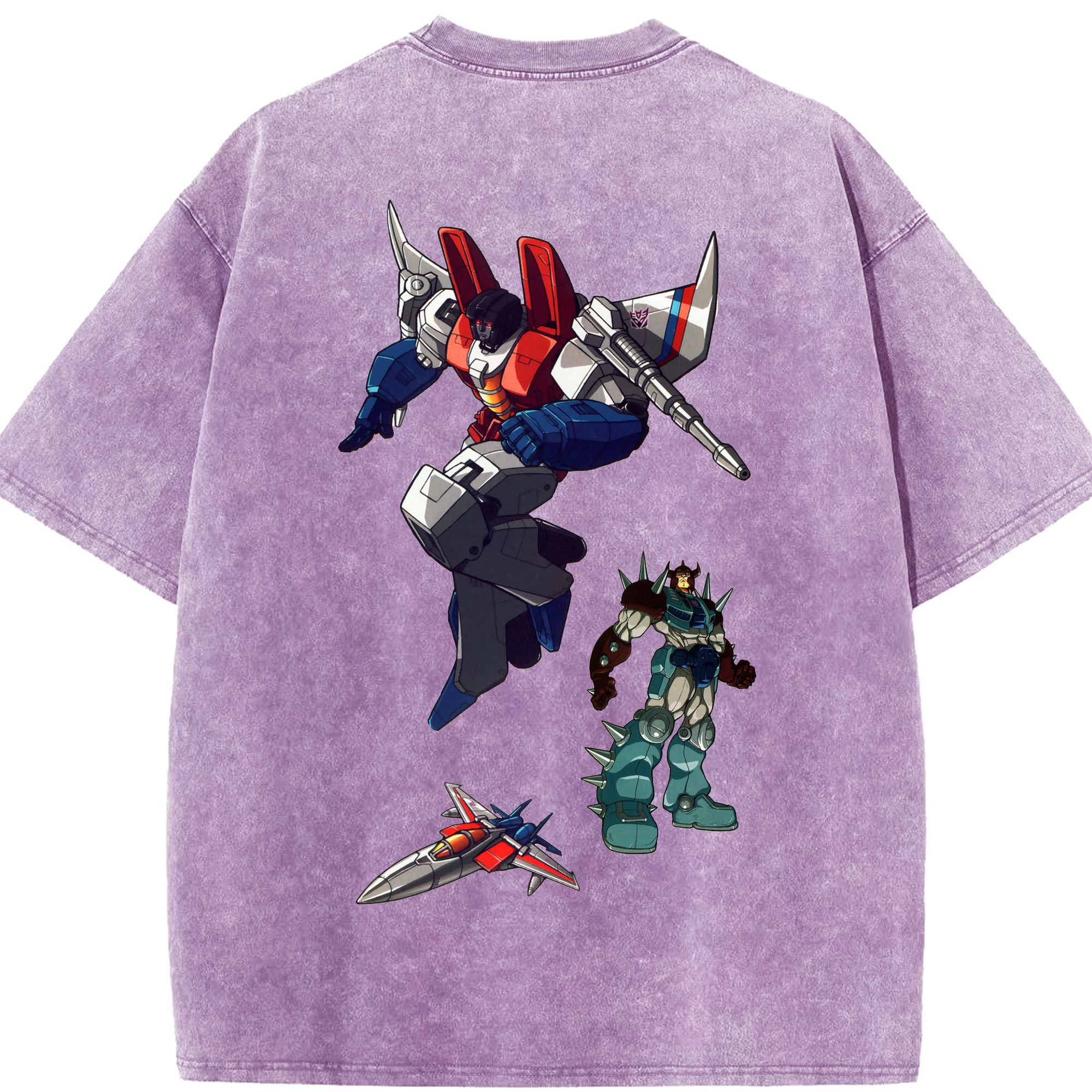 （画像用）  綿100% ヴィンテージ風 半袖Tシャツ（背面プリント）