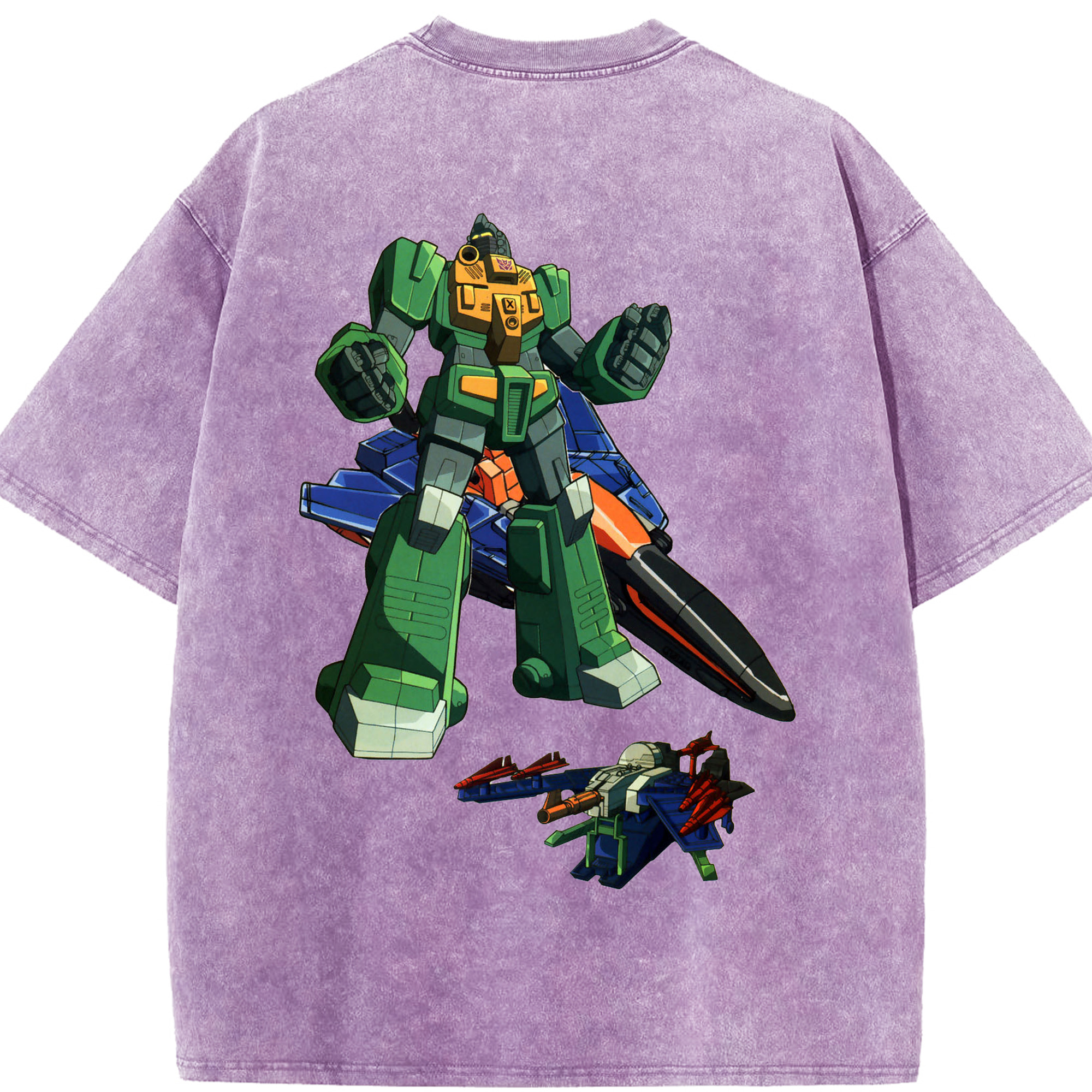 （画像用）  綿100% ヴィンテージ風 半袖Tシャツ（背面プリント）
