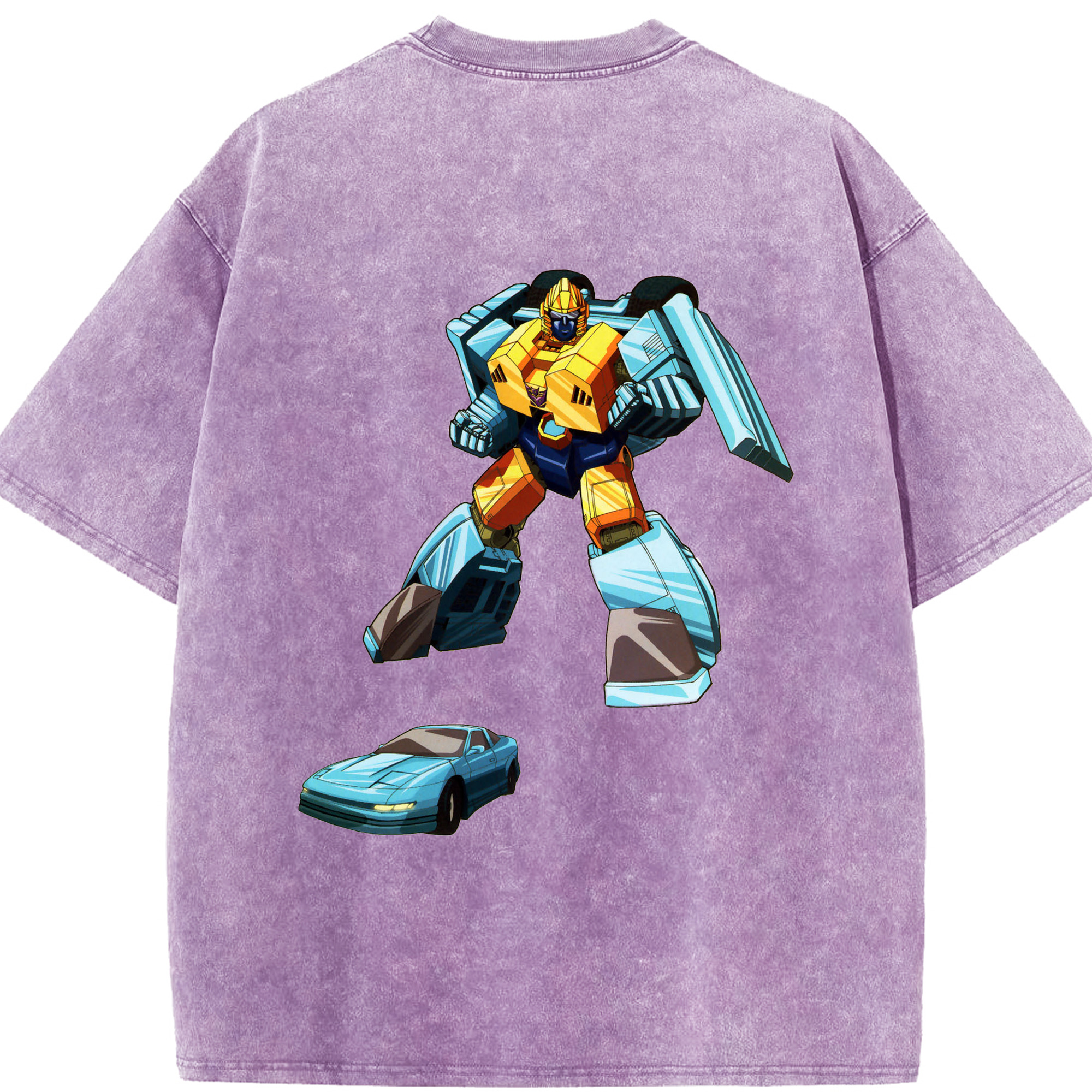 （画像用）  綿100% ヴィンテージ風 半袖Tシャツ（背面プリント）