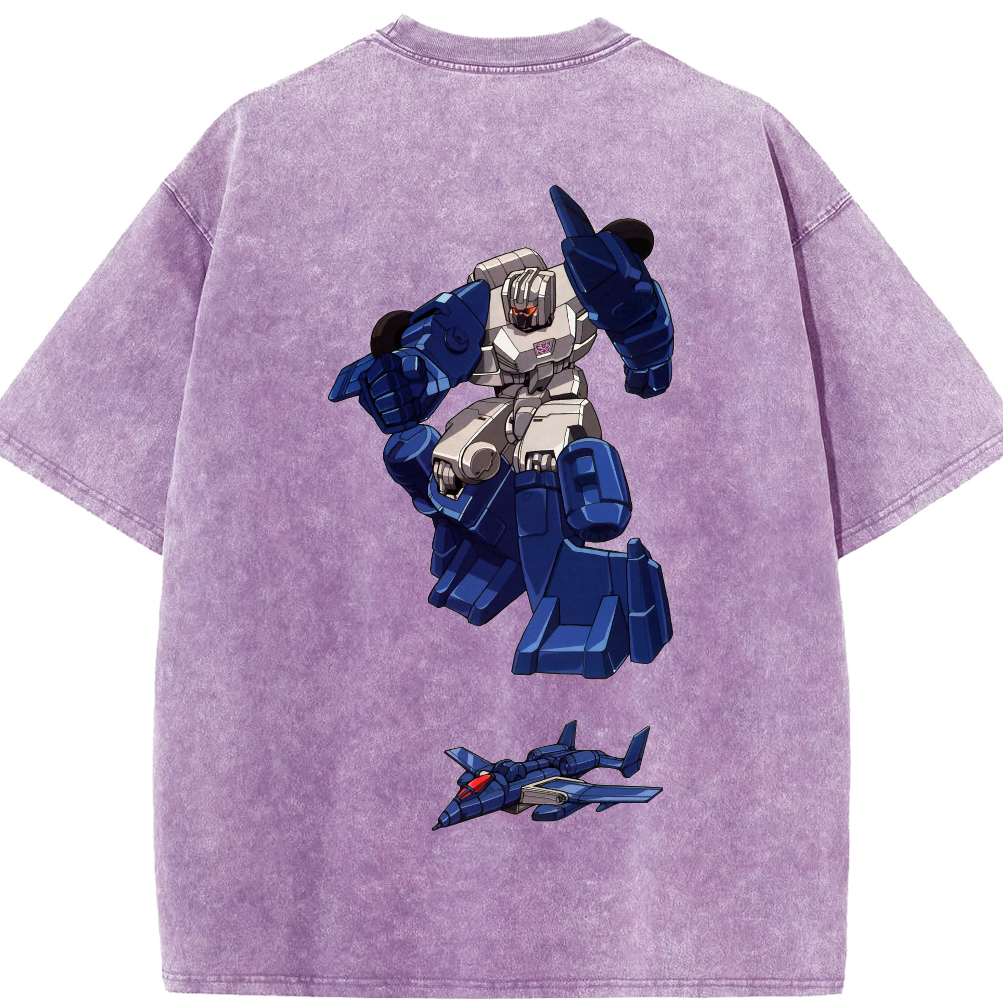 （画像用）  綿100% ヴィンテージ風 半袖Tシャツ（背面プリント）
