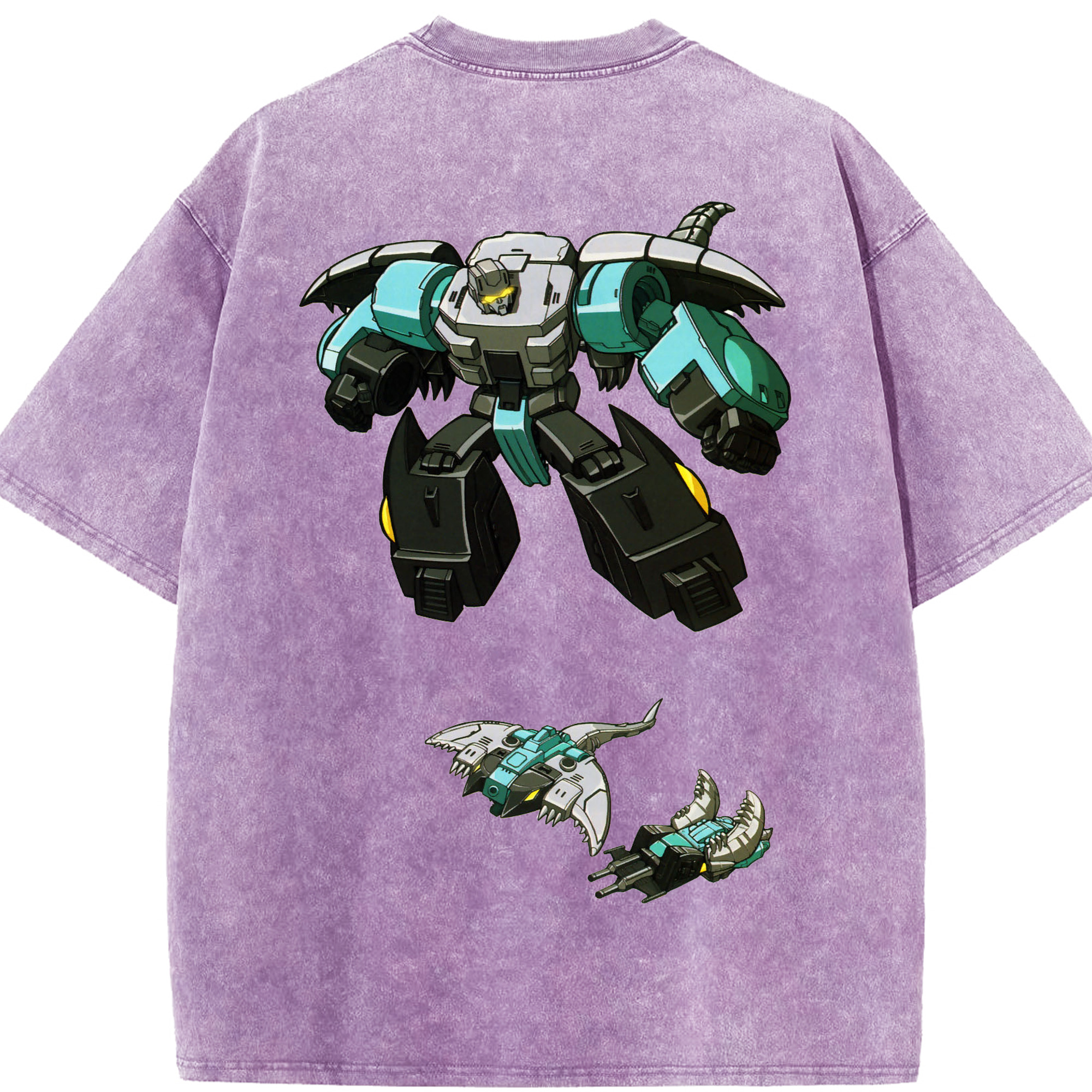 （画像用）  綿100% ヴィンテージ風 半袖Tシャツ（背面プリント）