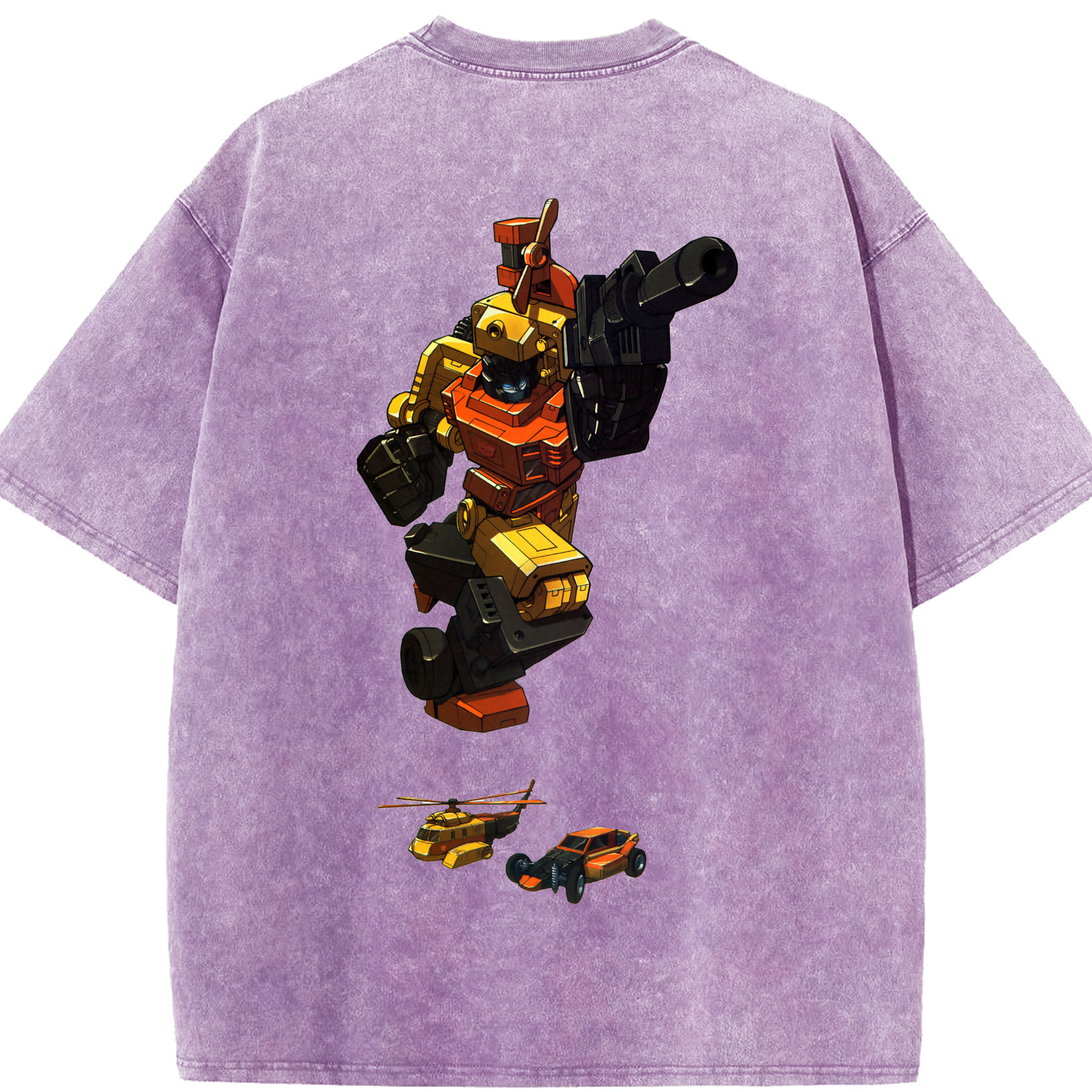 （画像用）  綿100% ヴィンテージ風 半袖Tシャツ（背面プリント）