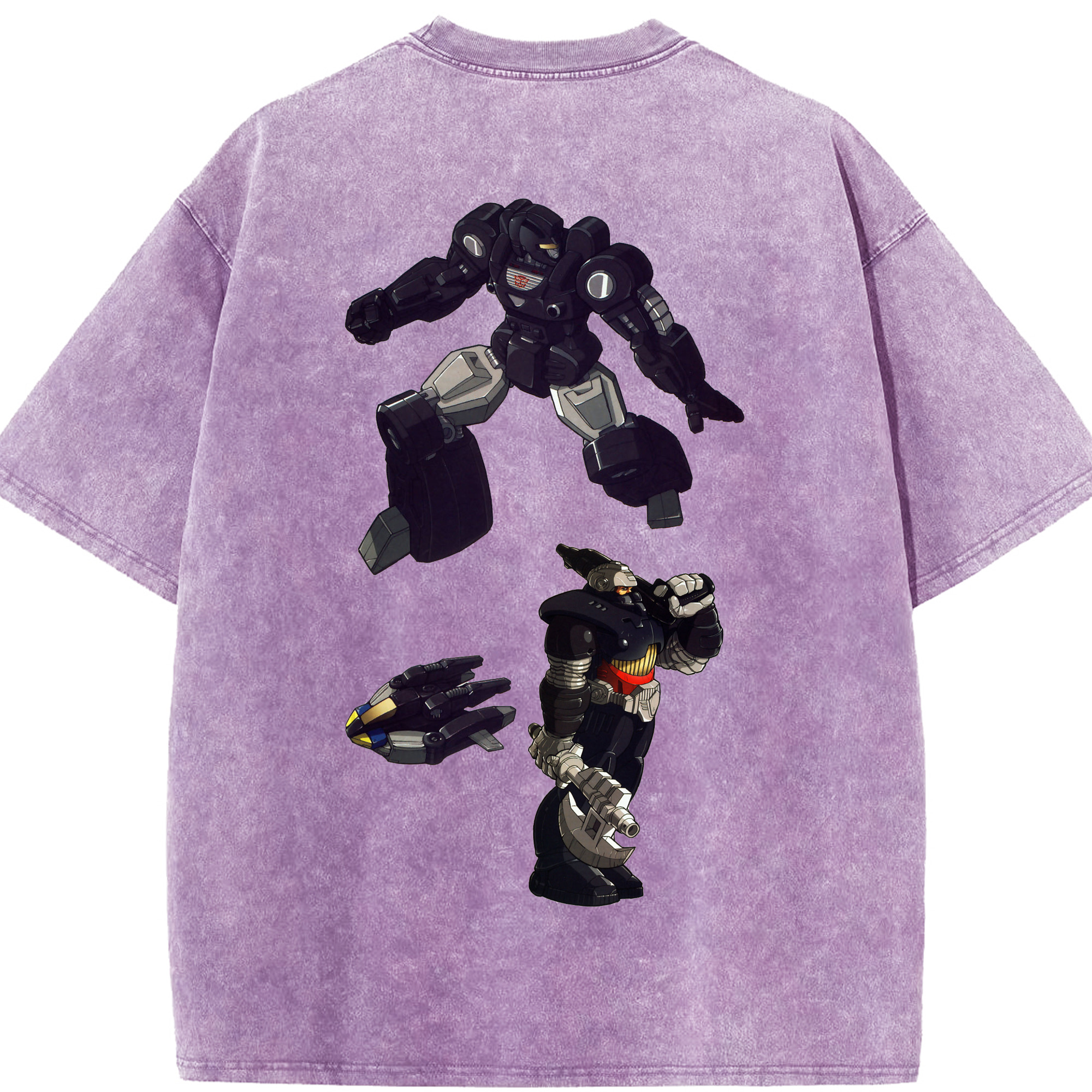 （画像用）  綿100% ヴィンテージ風 半袖Tシャツ（背面プリント）