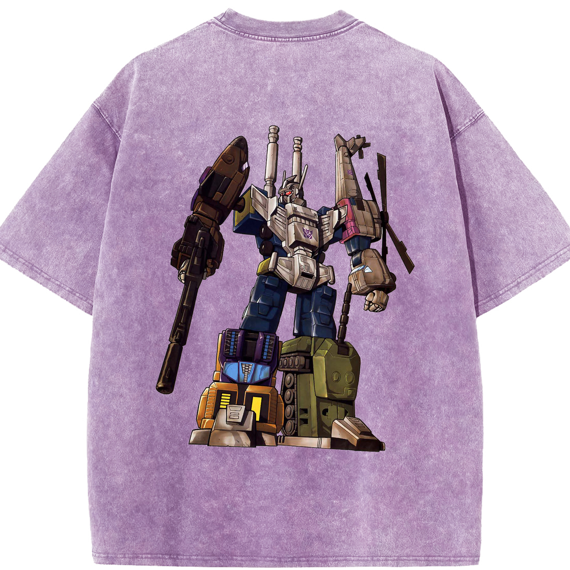 （画像用）  綿100% ヴィンテージ風 半袖Tシャツ（背面プリント）