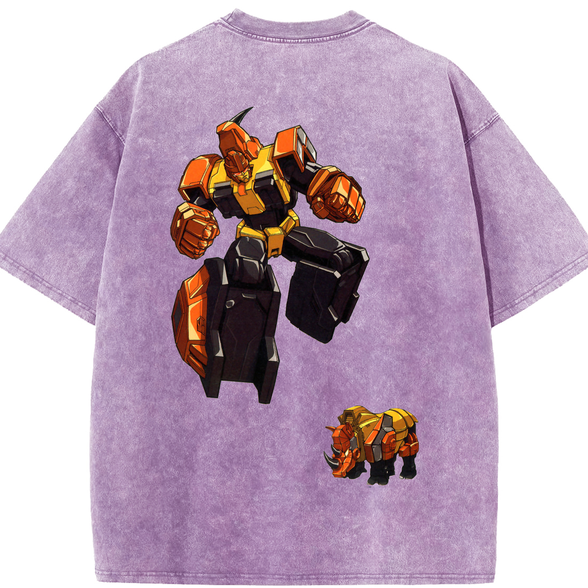 （画像用）  綿100% ヴィンテージ風 半袖Tシャツ（背面プリント）