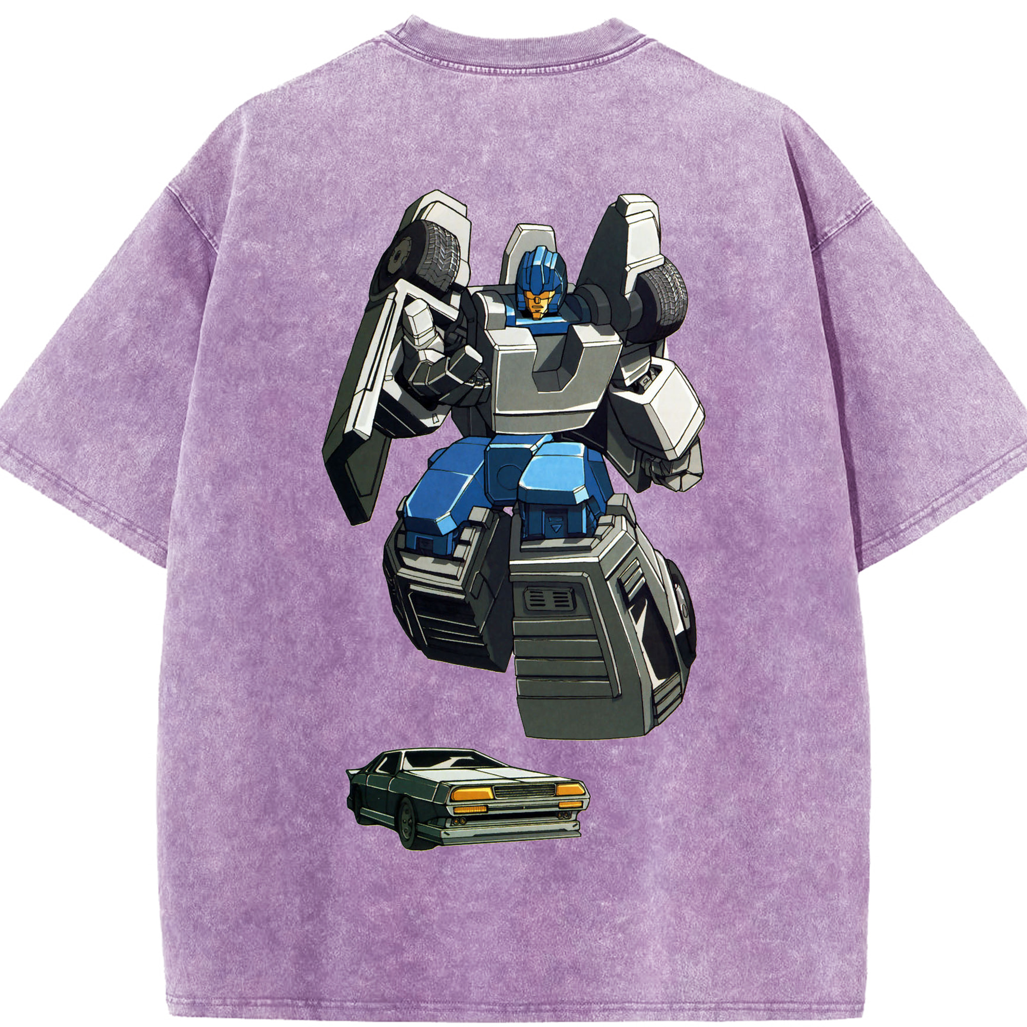 （画像用）  綿100% ヴィンテージ風 半袖Tシャツ（背面プリント）