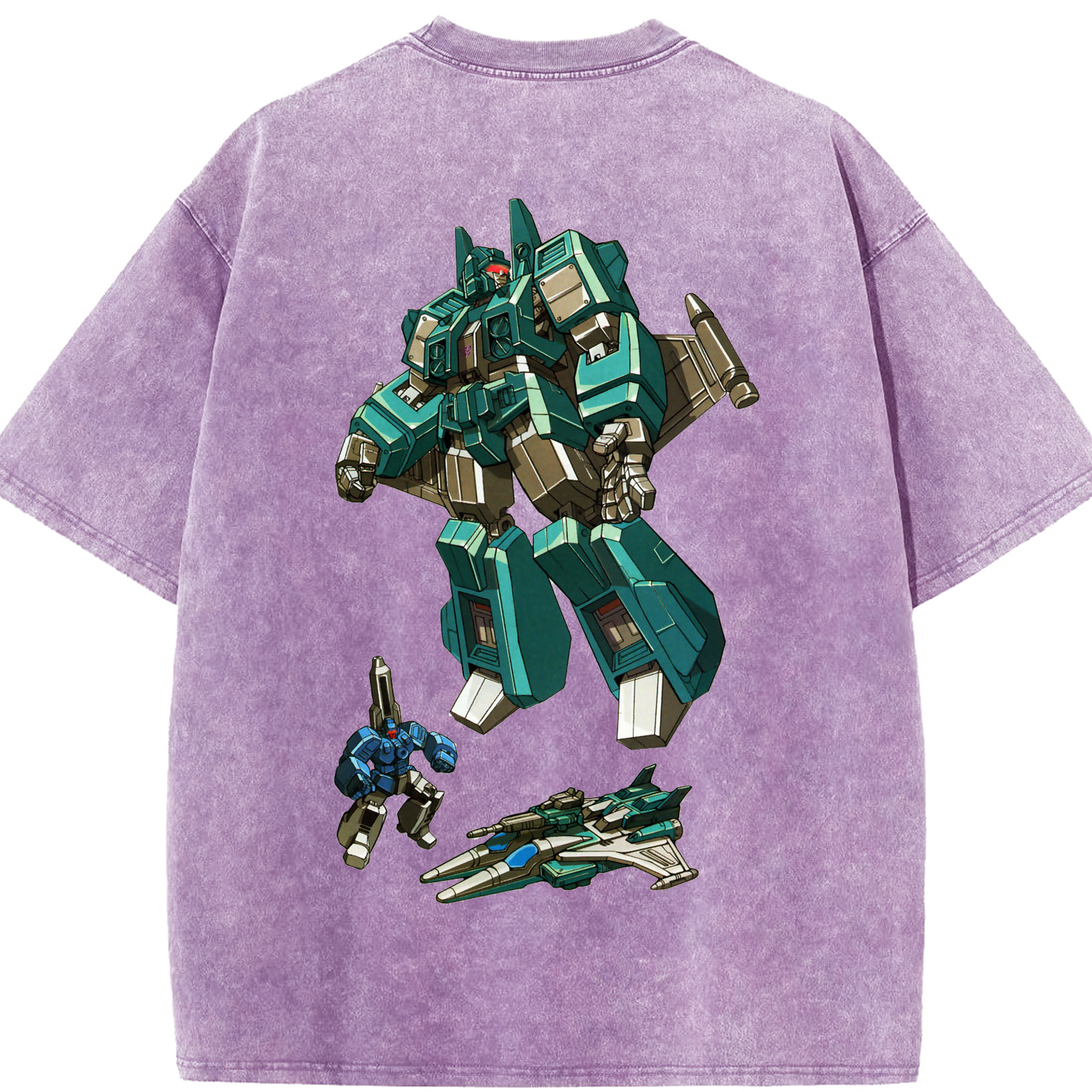 （画像用）  綿100% ヴィンテージ風 半袖Tシャツ（背面プリント）