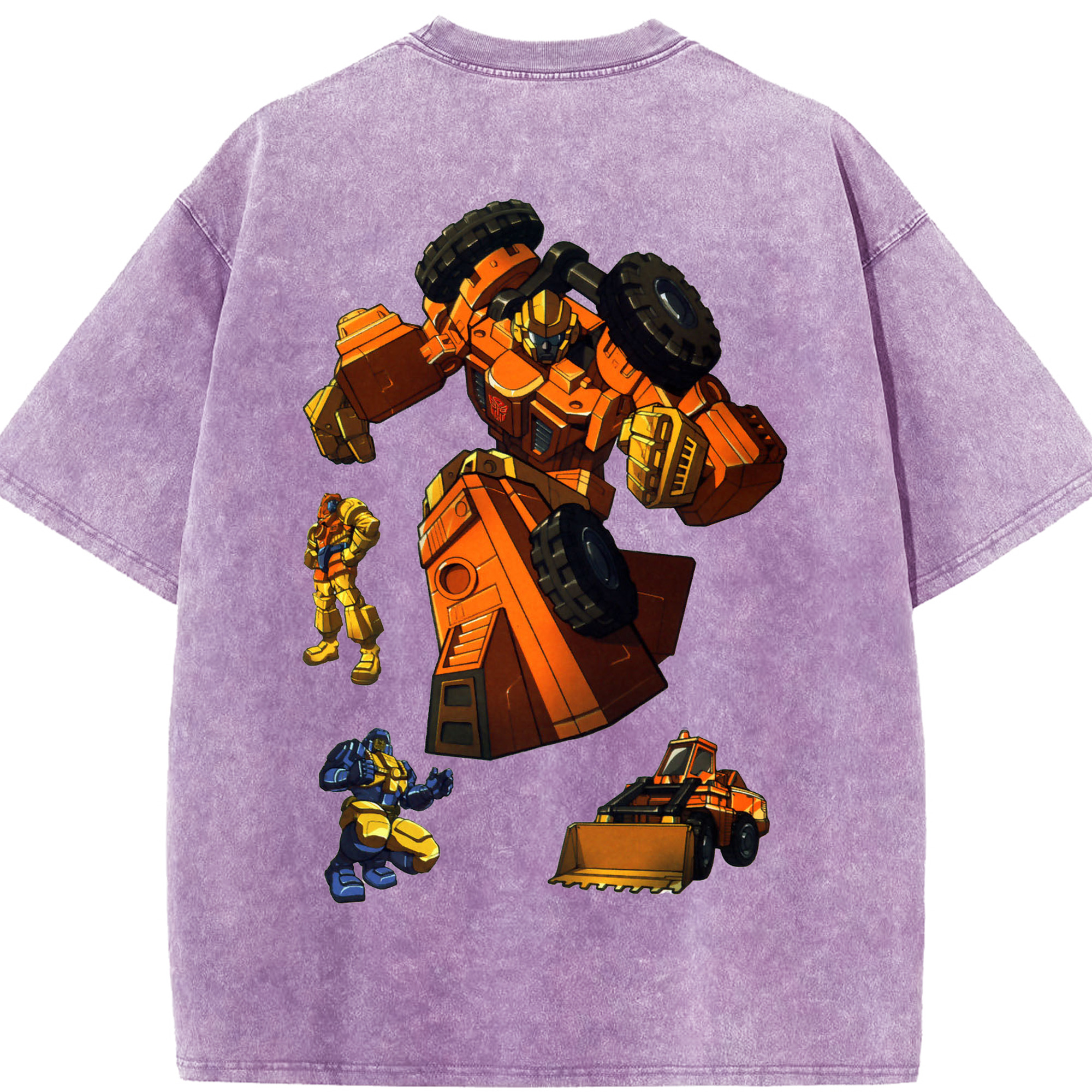 （画像用）  綿100% ヴィンテージ風 半袖Tシャツ（背面プリント）
