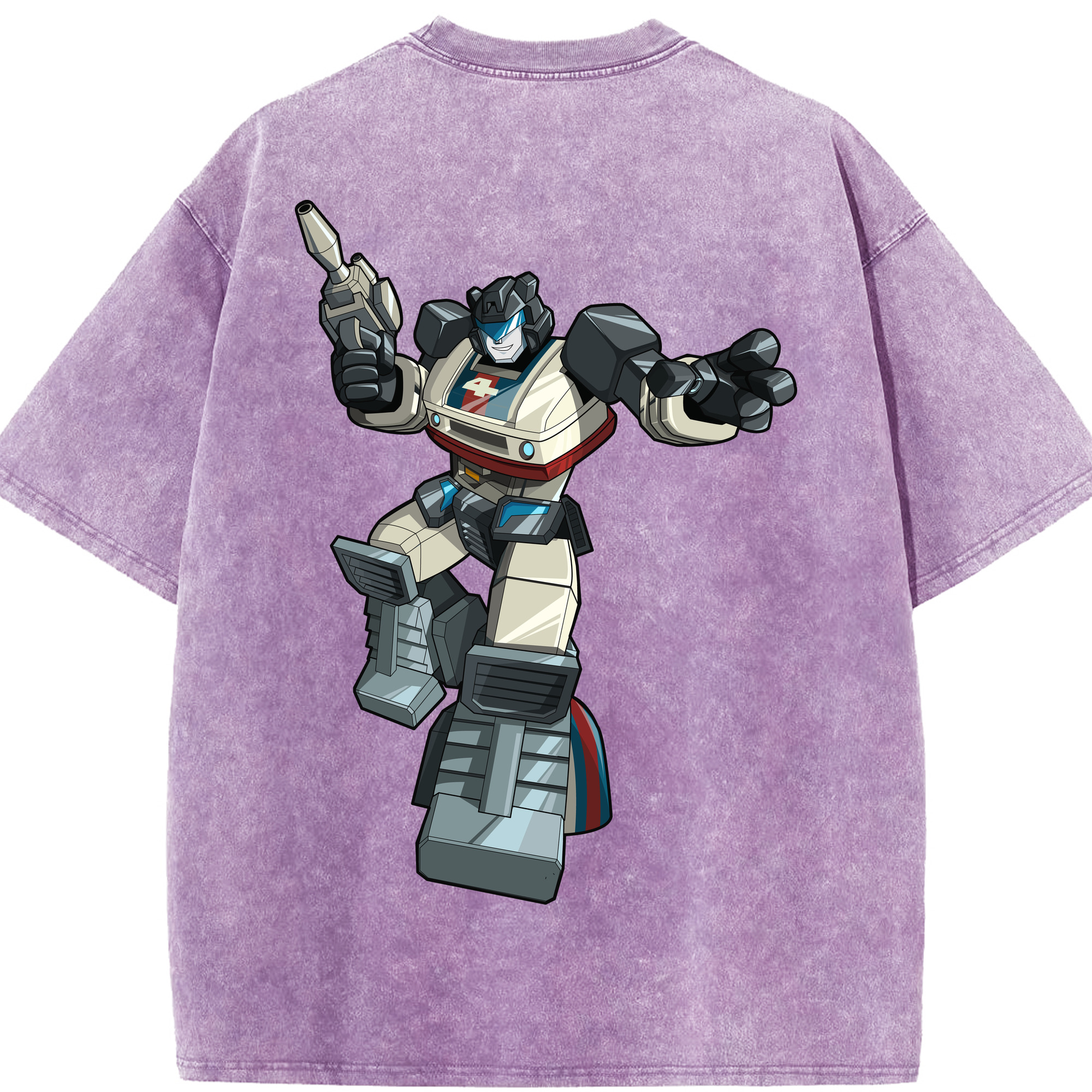 （画像用）  綿100% ヴィンテージ風 半袖Tシャツ（背面プリント）