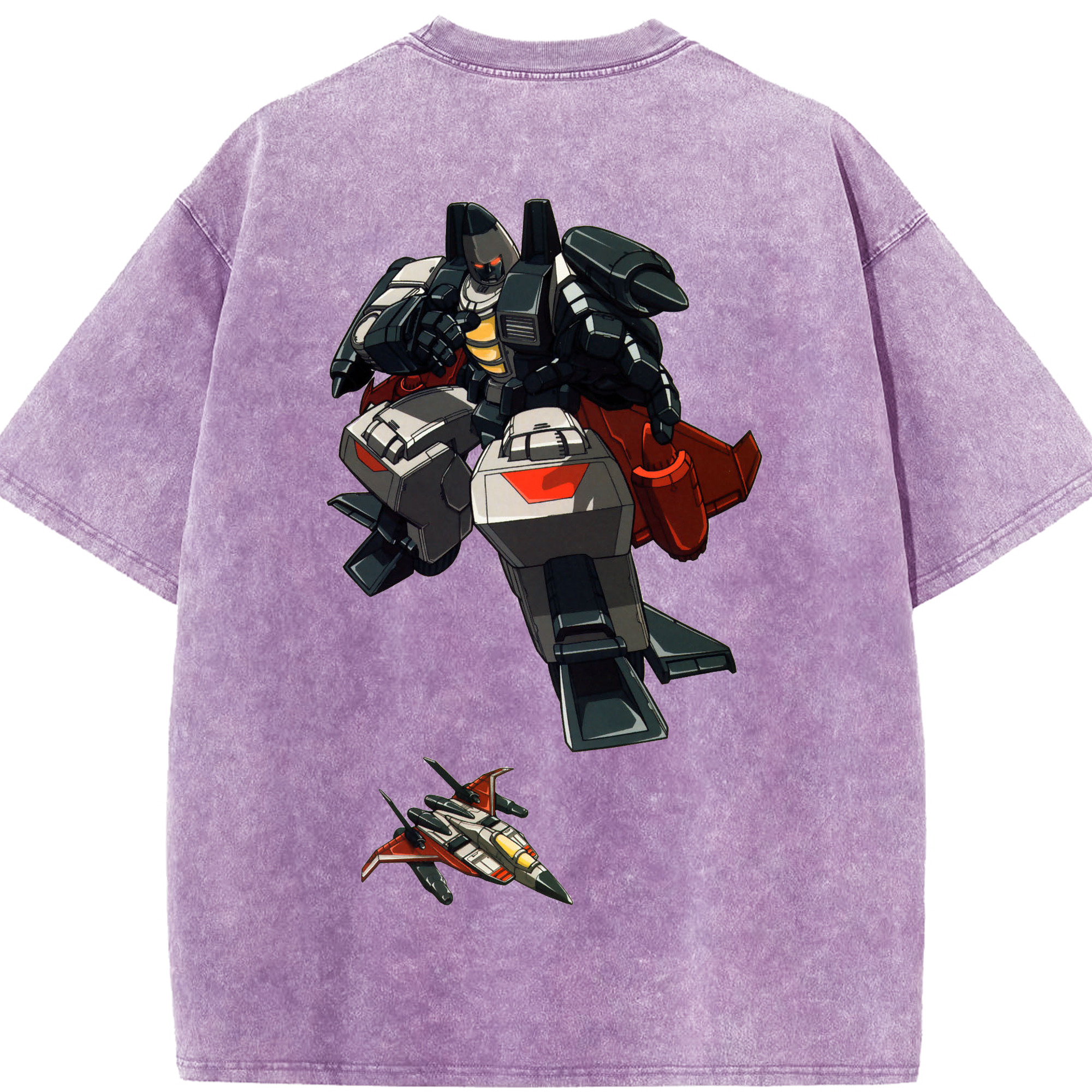 （画像用）  綿100% ヴィンテージ風 半袖Tシャツ（背面プリント）