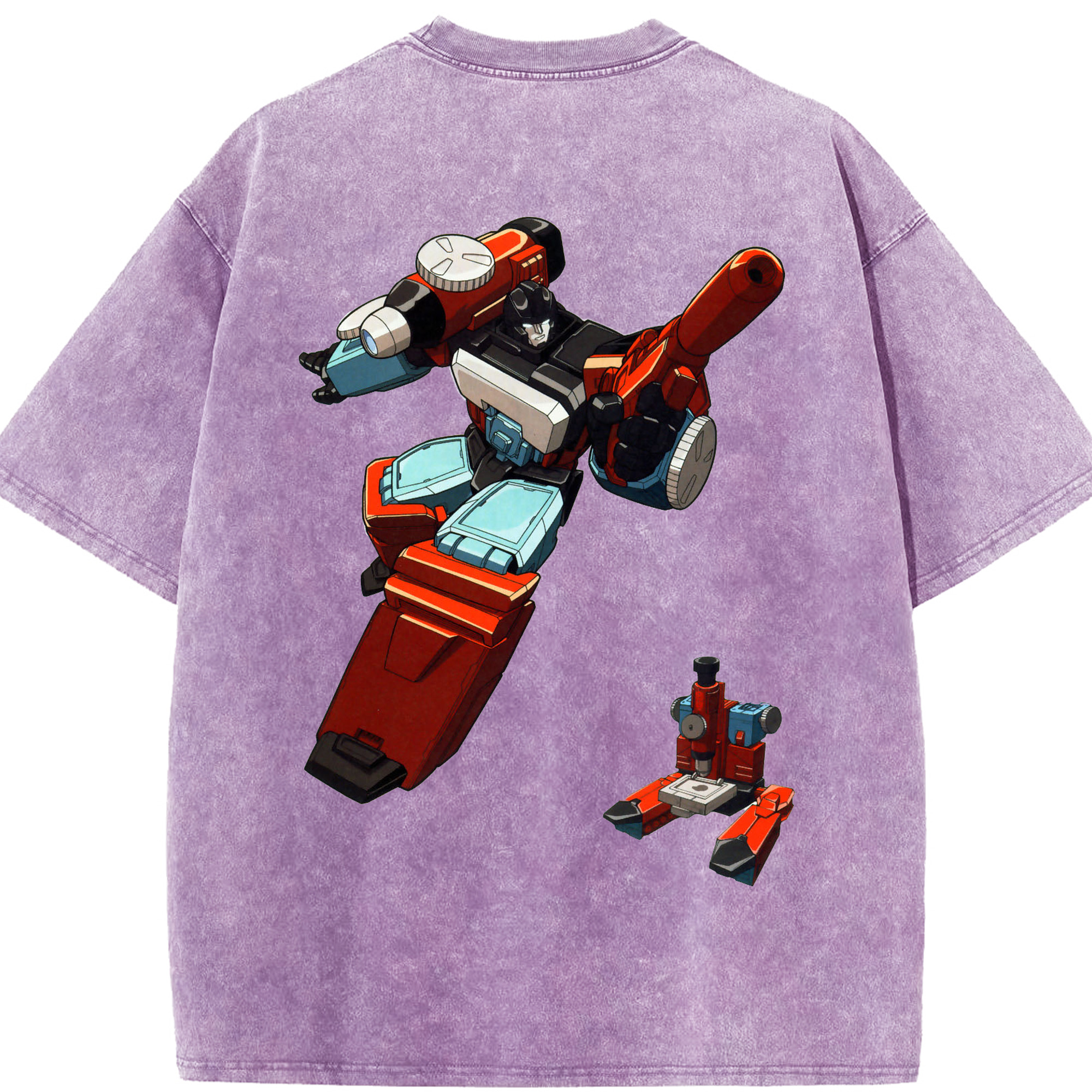 （画像用）  綿100% ヴィンテージ風 半袖Tシャツ（背面プリント）