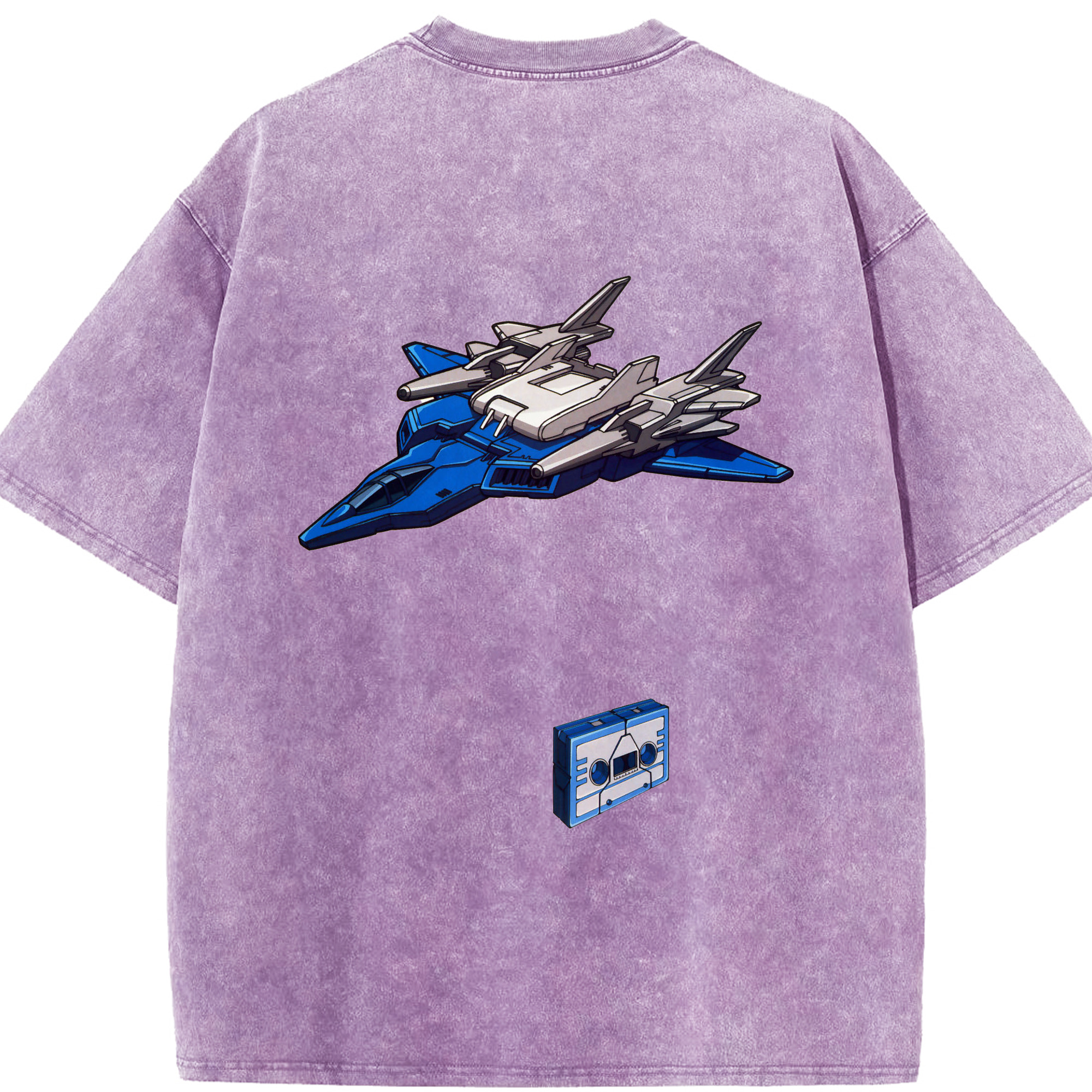 （画像用）  綿100% ヴィンテージ風 半袖Tシャツ（背面プリント）