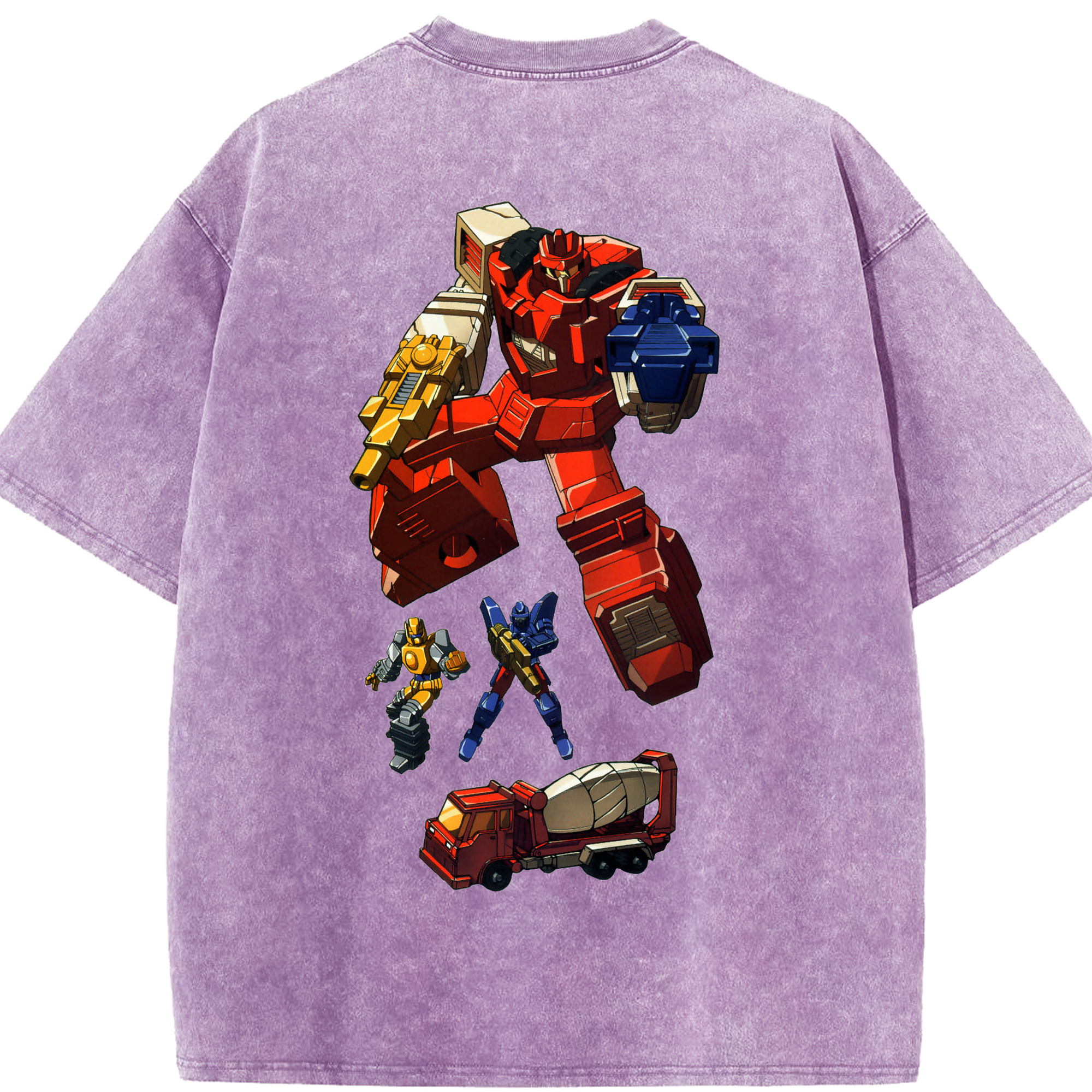 （画像用）  綿100% ヴィンテージ風 半袖Tシャツ（背面プリント）