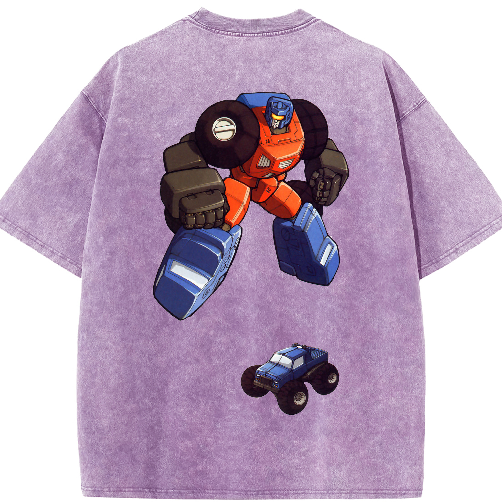 （画像用）  綿100% ヴィンテージ風 半袖Tシャツ（背面プリント）