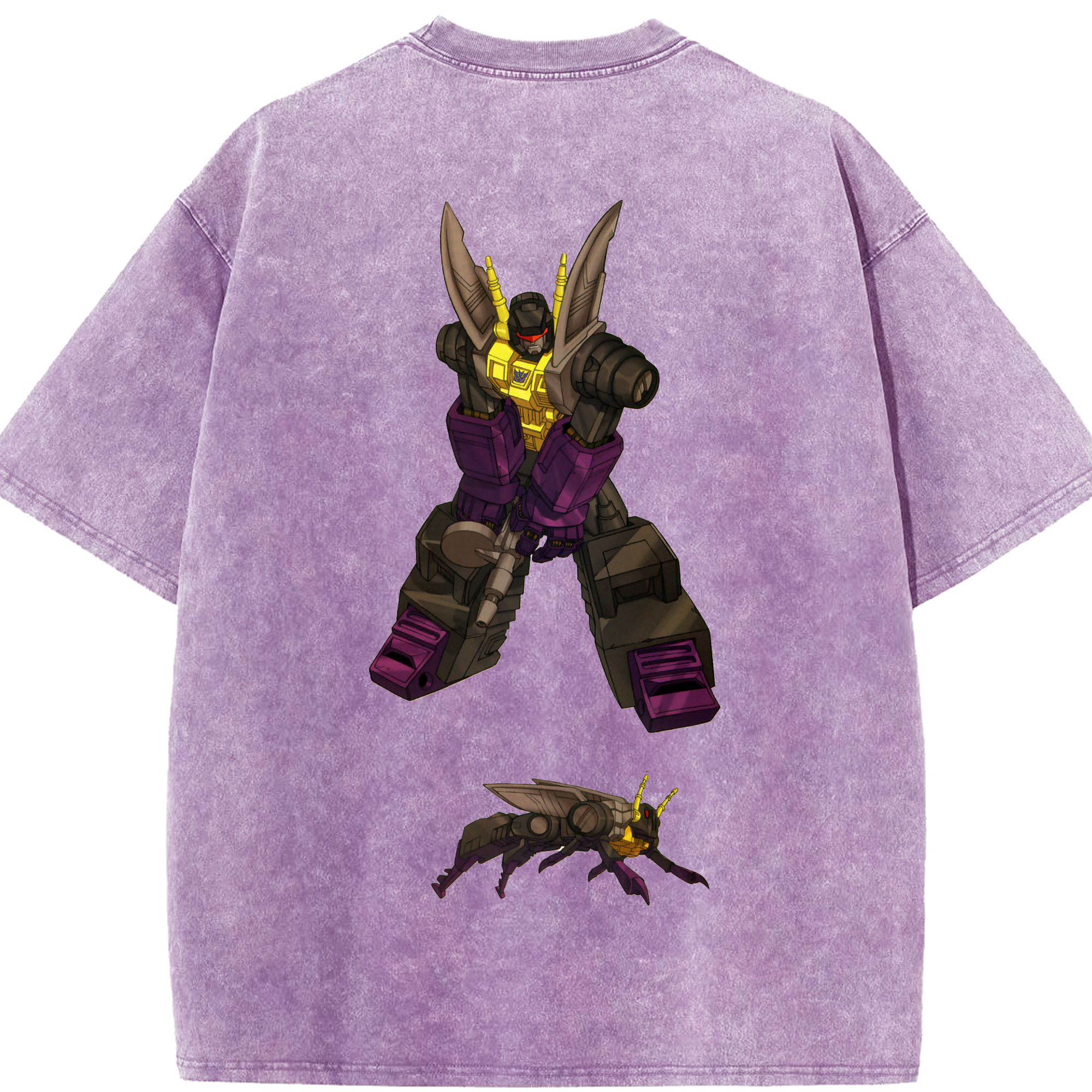 （画像用）  綿100% ヴィンテージ風 半袖Tシャツ（背面プリント）