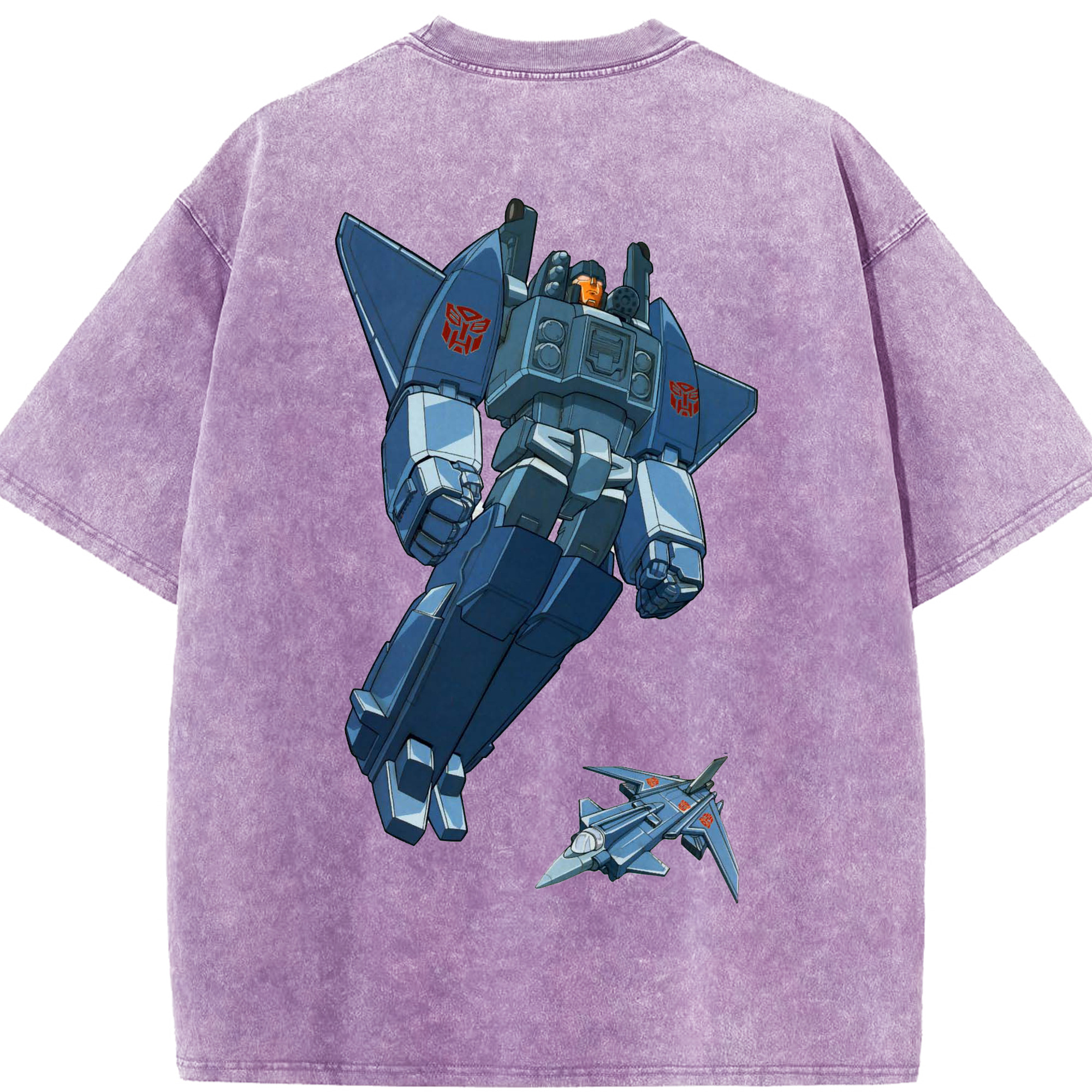 （画像用）  綿100% ヴィンテージ風 半袖Tシャツ（背面プリント）