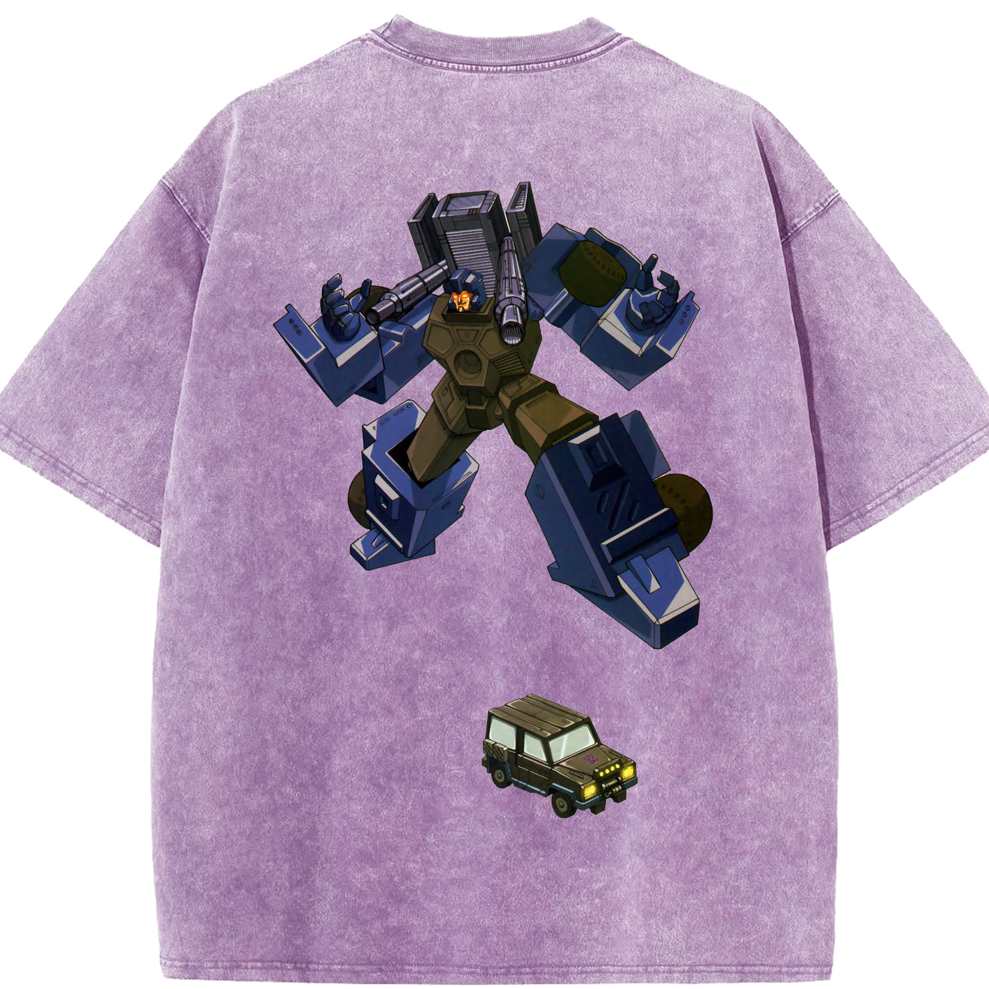 （画像用）  綿100% ヴィンテージ風 半袖Tシャツ（背面プリント）