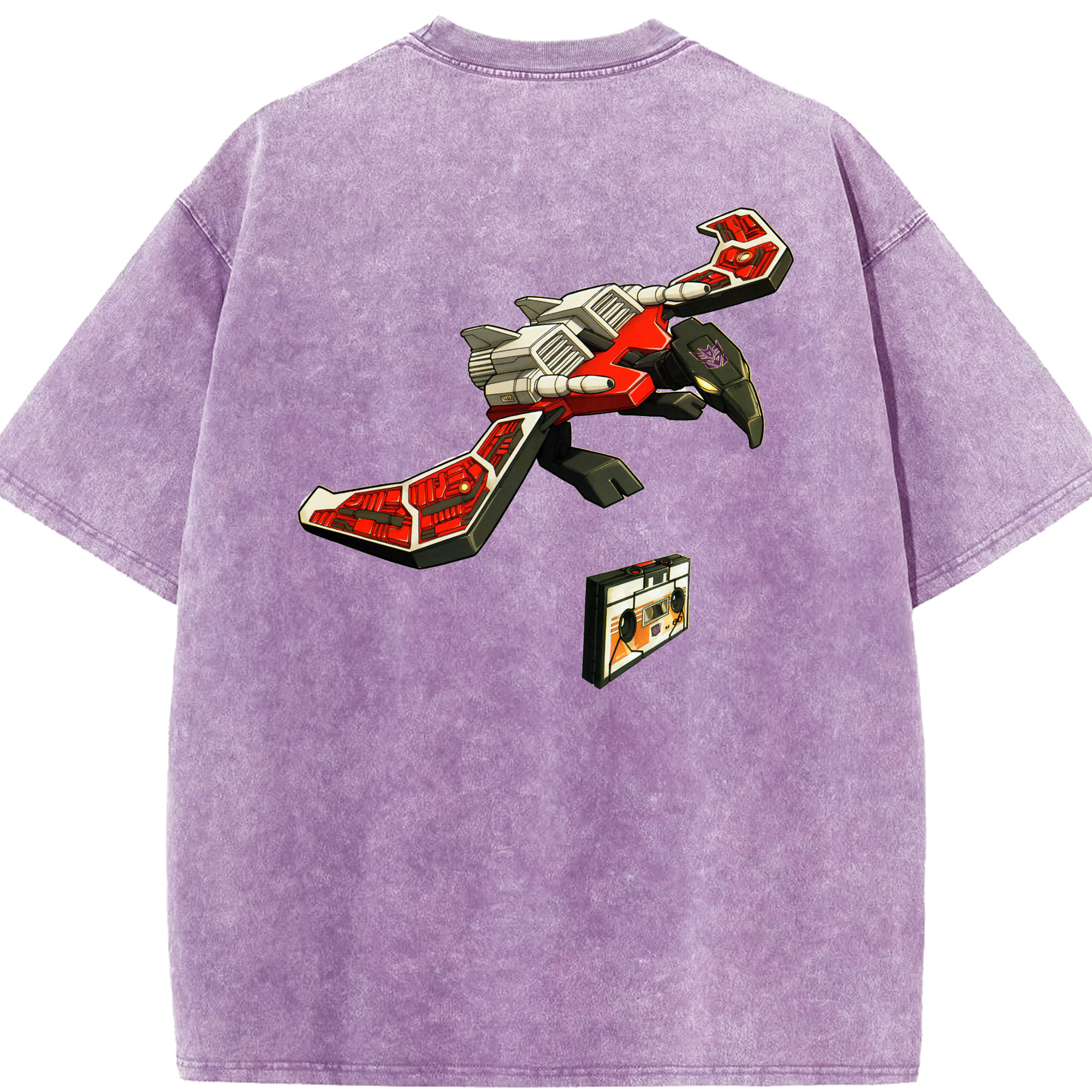 （画像用）  綿100% ヴィンテージ風 半袖Tシャツ（背面プリント）