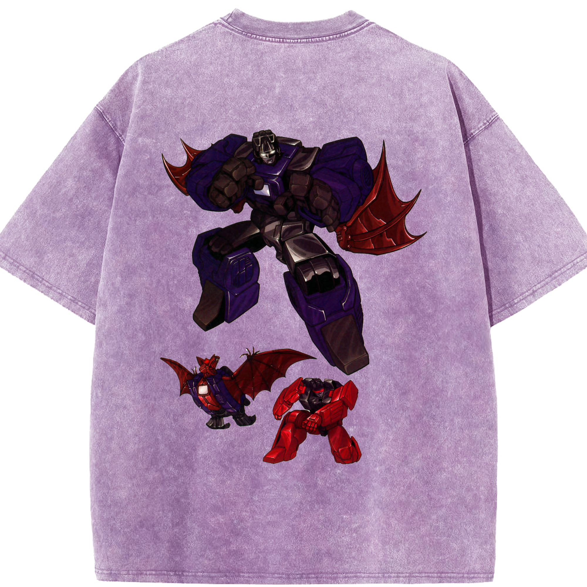 （画像用）  綿100% ヴィンテージ風 半袖Tシャツ（背面プリント）