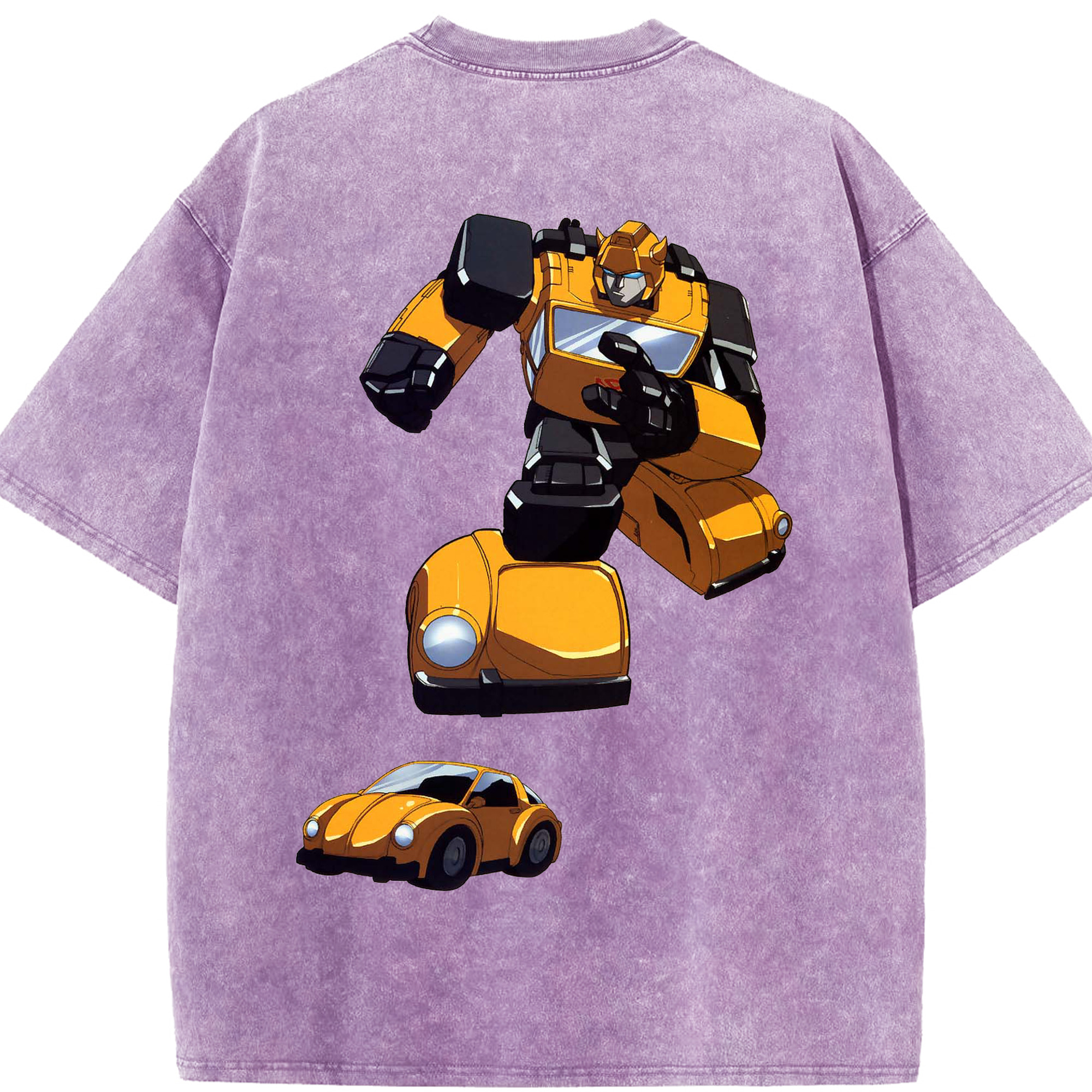 （画像用）  綿100% ヴィンテージ風 半袖Tシャツ（背面プリント）