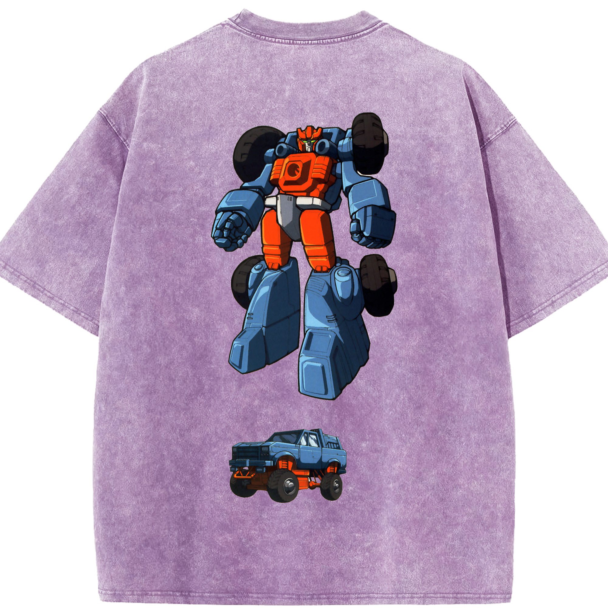 （画像用）  綿100% ヴィンテージ風 半袖Tシャツ（背面プリント）