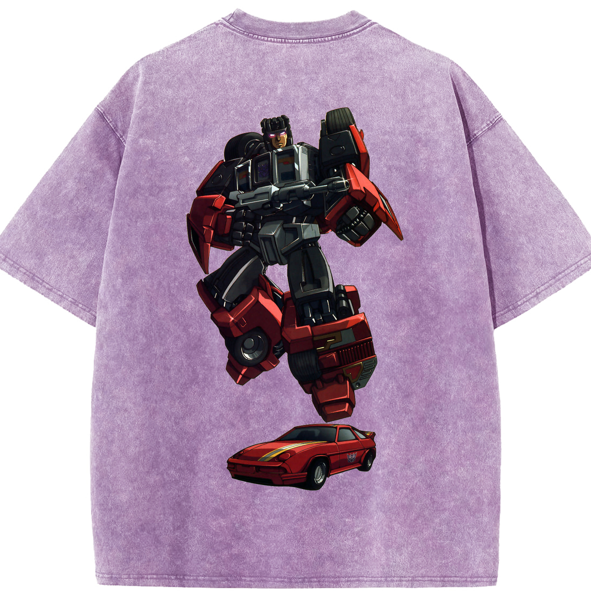 （画像用）  綿100% ヴィンテージ風 半袖Tシャツ（背面プリント）