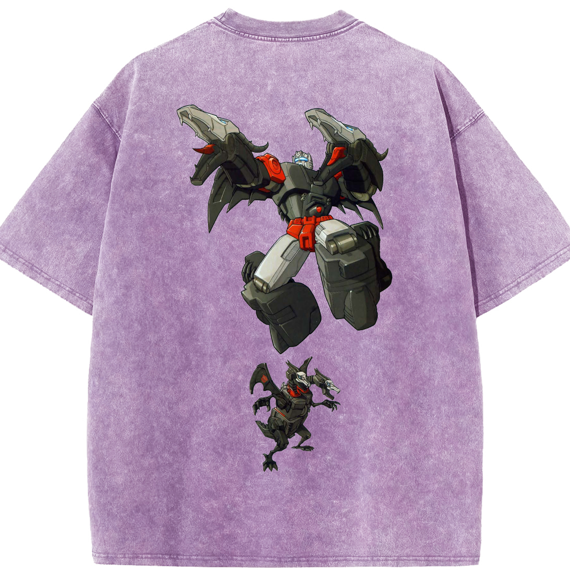 （画像用）  綿100% ヴィンテージ風 半袖Tシャツ（背面プリント）
