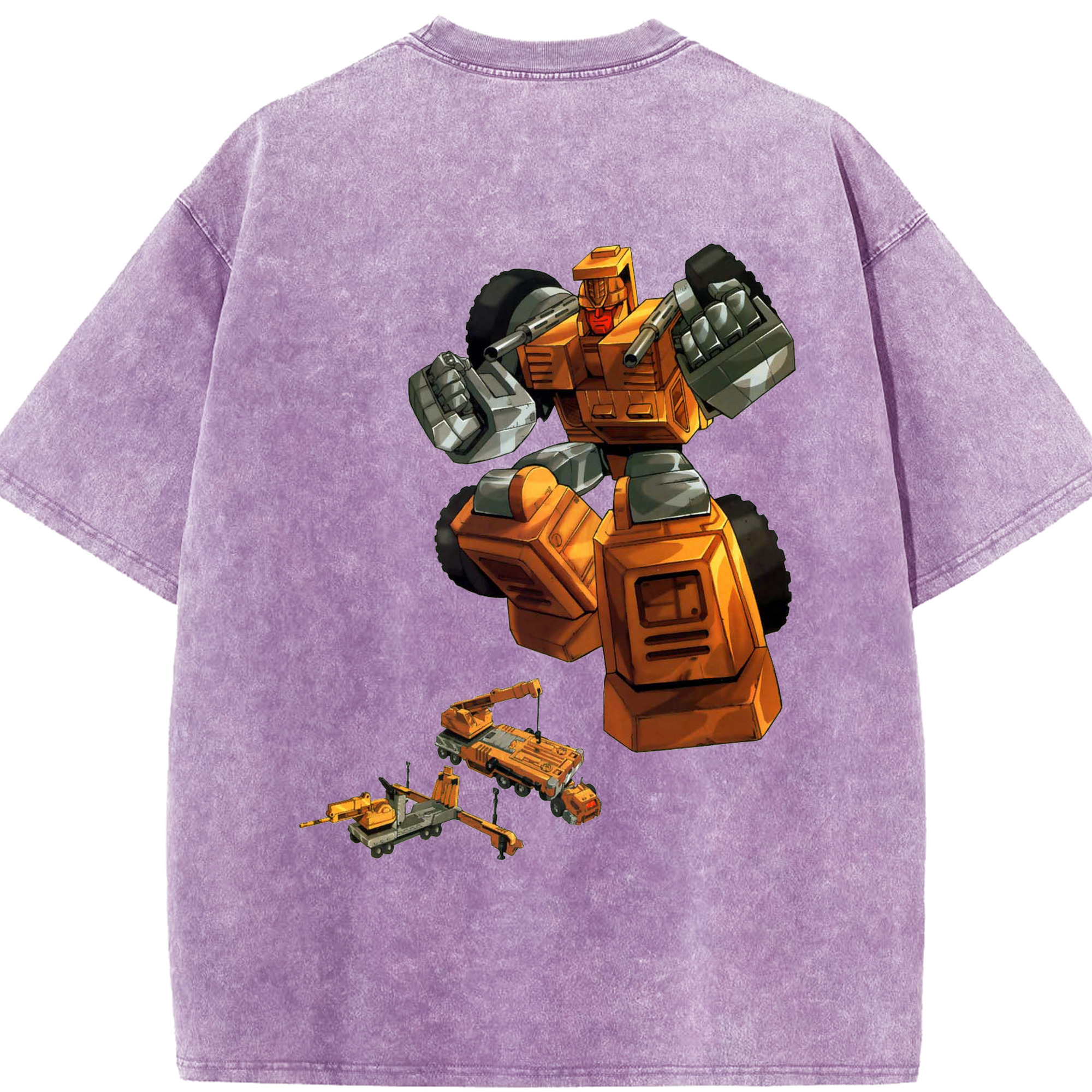（画像用）  綿100% ヴィンテージ風 半袖Tシャツ（背面プリント）