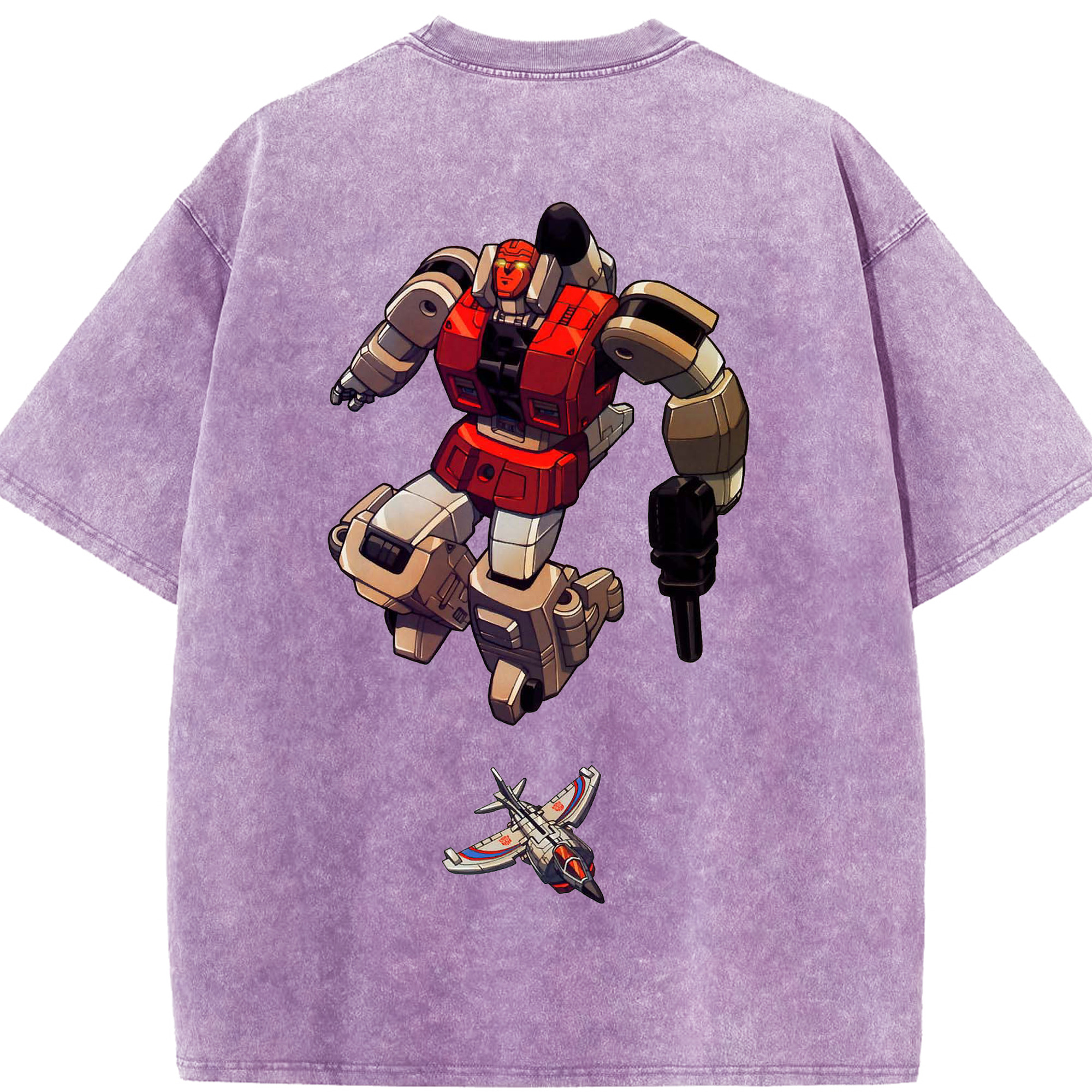 （画像用）  綿100% ヴィンテージ風 半袖Tシャツ（背面プリント）