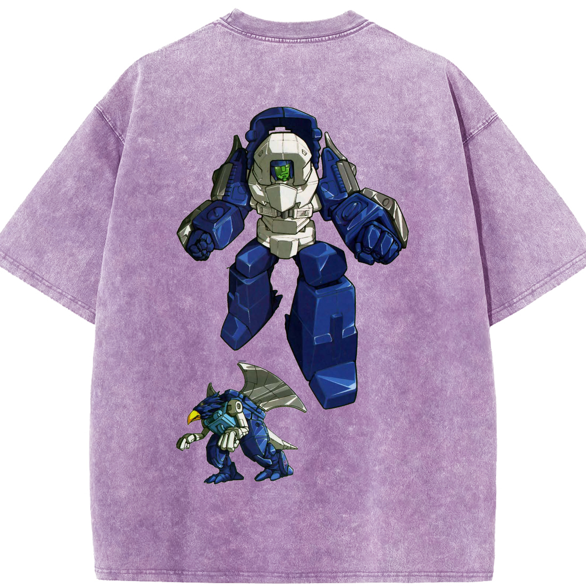 （画像用）  綿100% ヴィンテージ風 半袖Tシャツ（背面プリント）