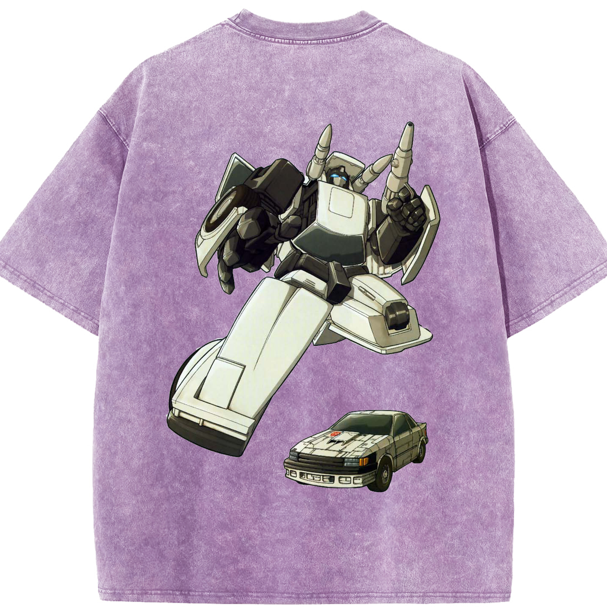 （画像用）  綿100% ヴィンテージ風 半袖Tシャツ（背面プリント）