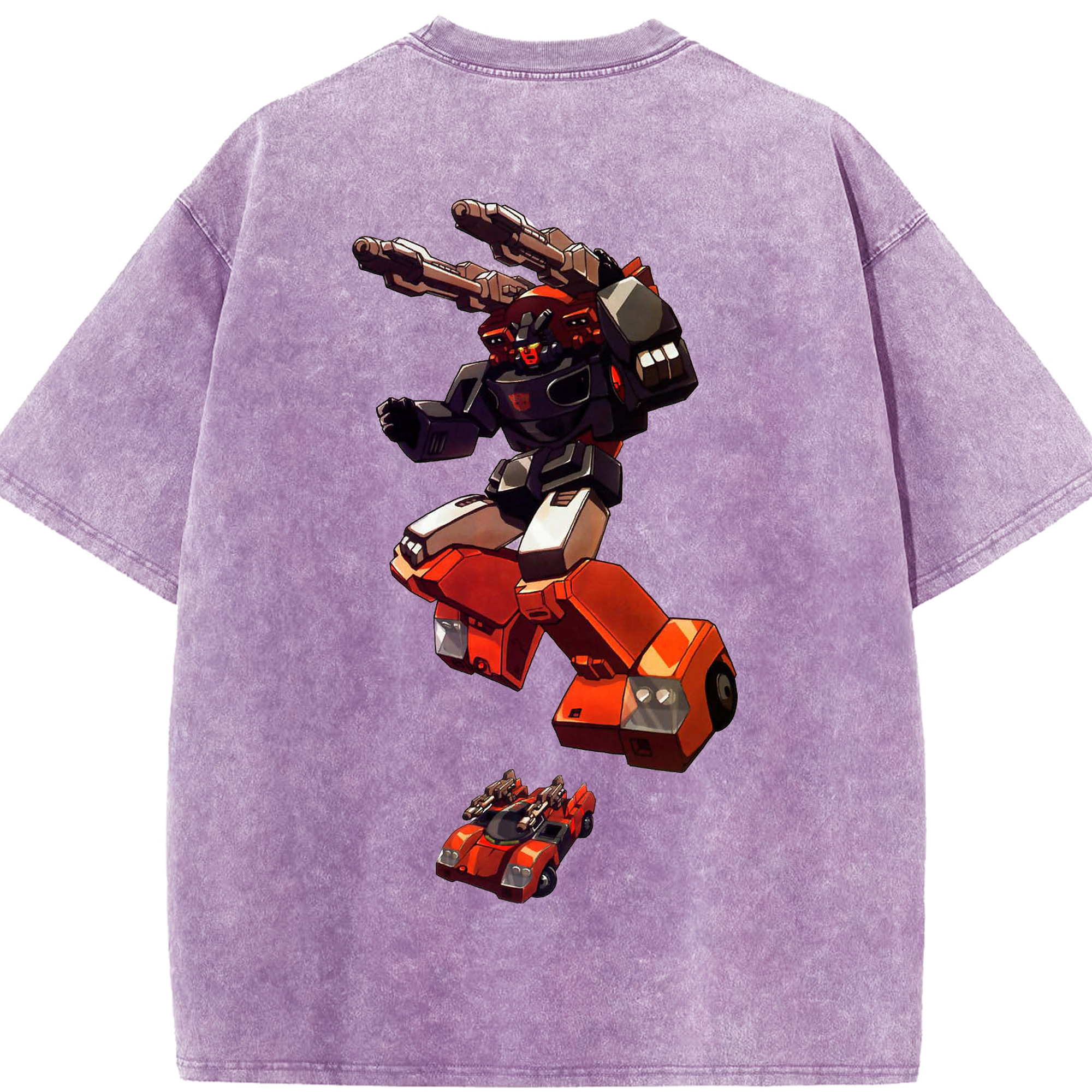 （画像用）  綿100% ヴィンテージ風 半袖Tシャツ（背面プリント）