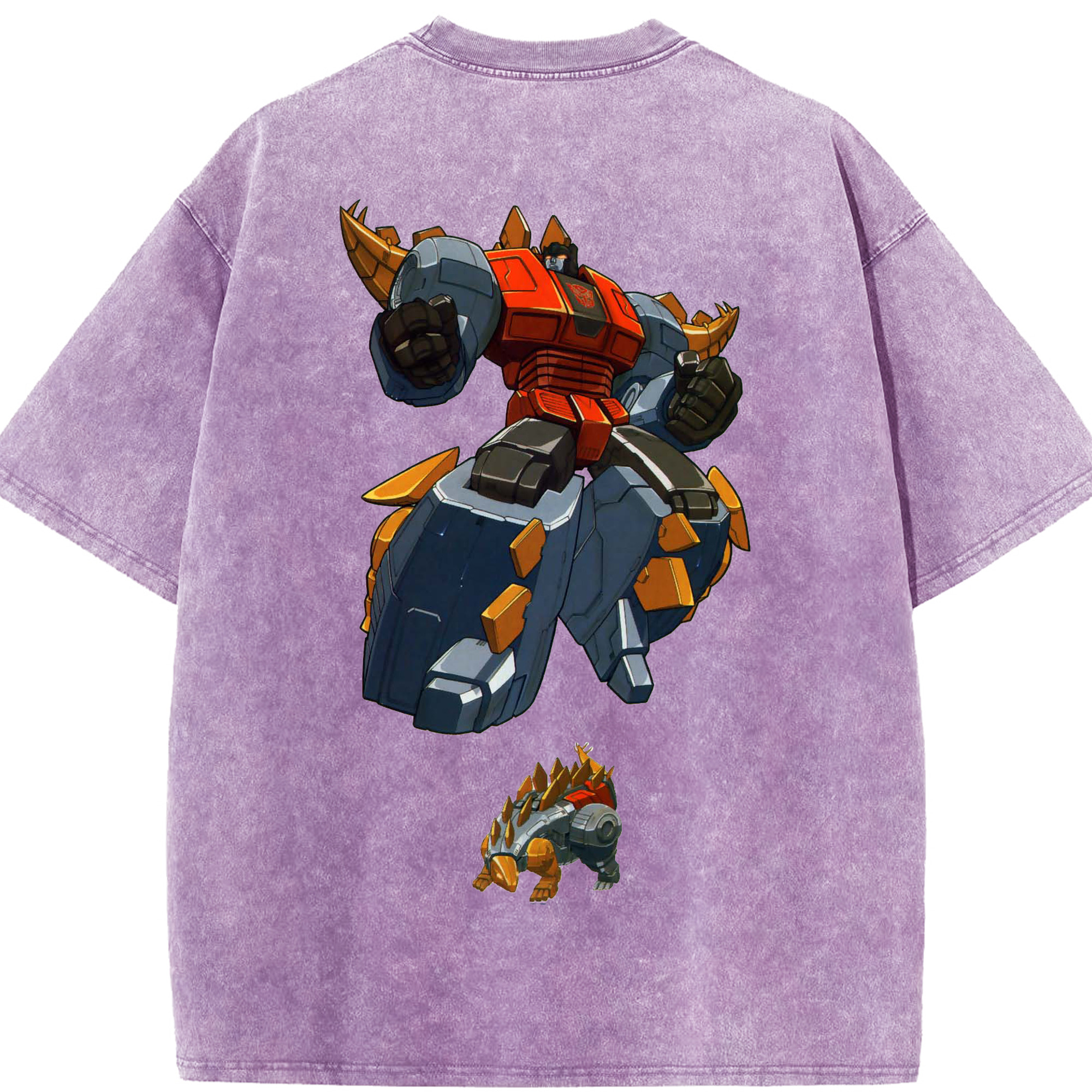 （画像用）  綿100% ヴィンテージ風 半袖Tシャツ（背面プリント）