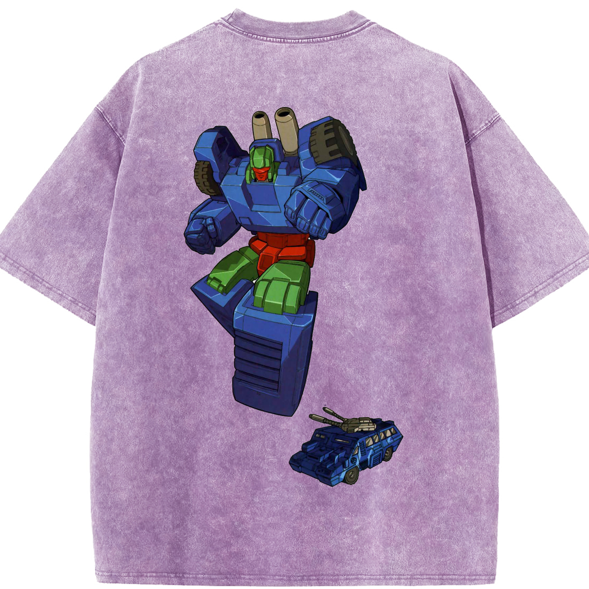 （画像用）  綿100% ヴィンテージ風 半袖Tシャツ（背面プリント）