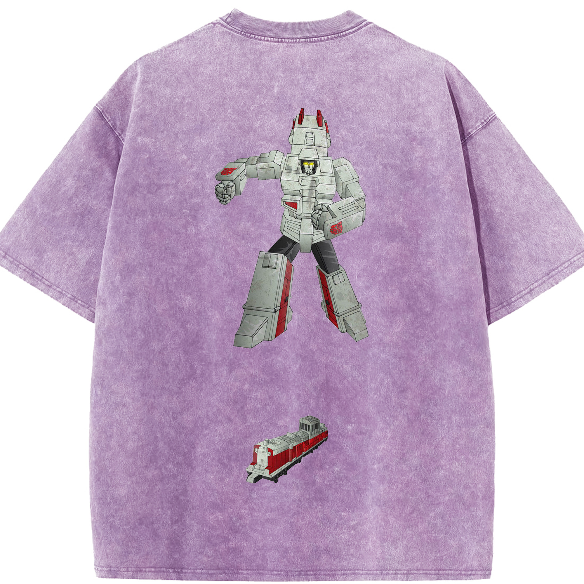 （画像用）  綿100% ヴィンテージ風 半袖Tシャツ（背面プリント）