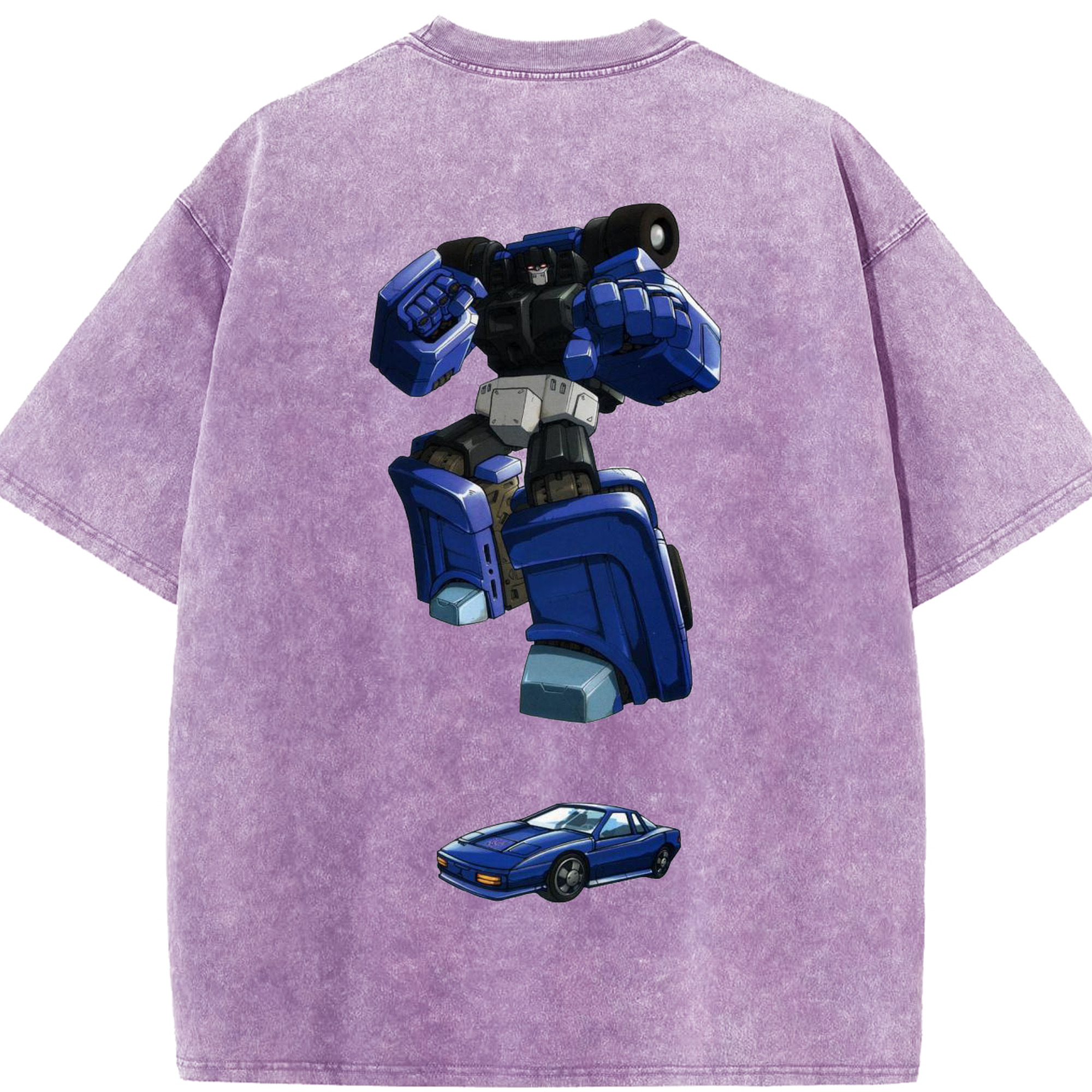 （画像用）  綿100% ヴィンテージ風 半袖Tシャツ（背面プリント）