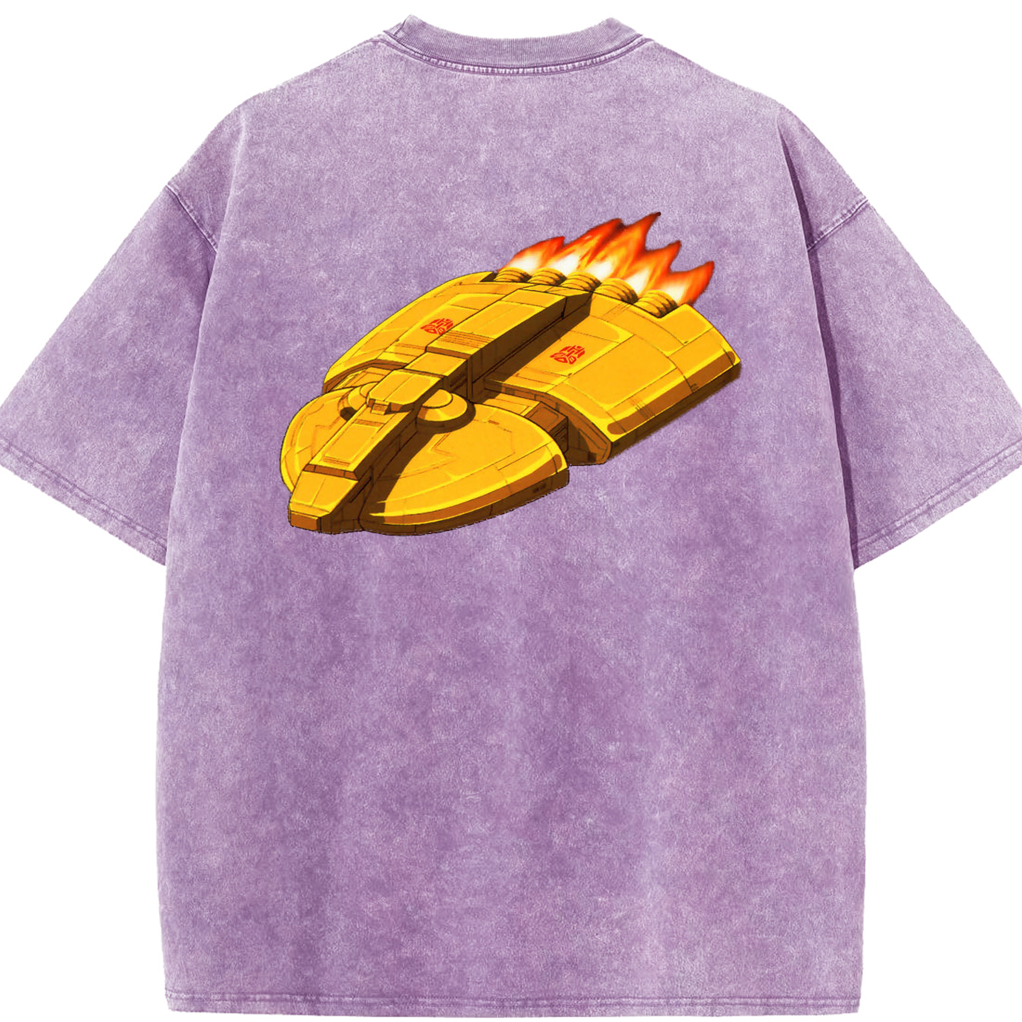 （画像用）  綿100% ヴィンテージ風 半袖Tシャツ（背面プリント）
